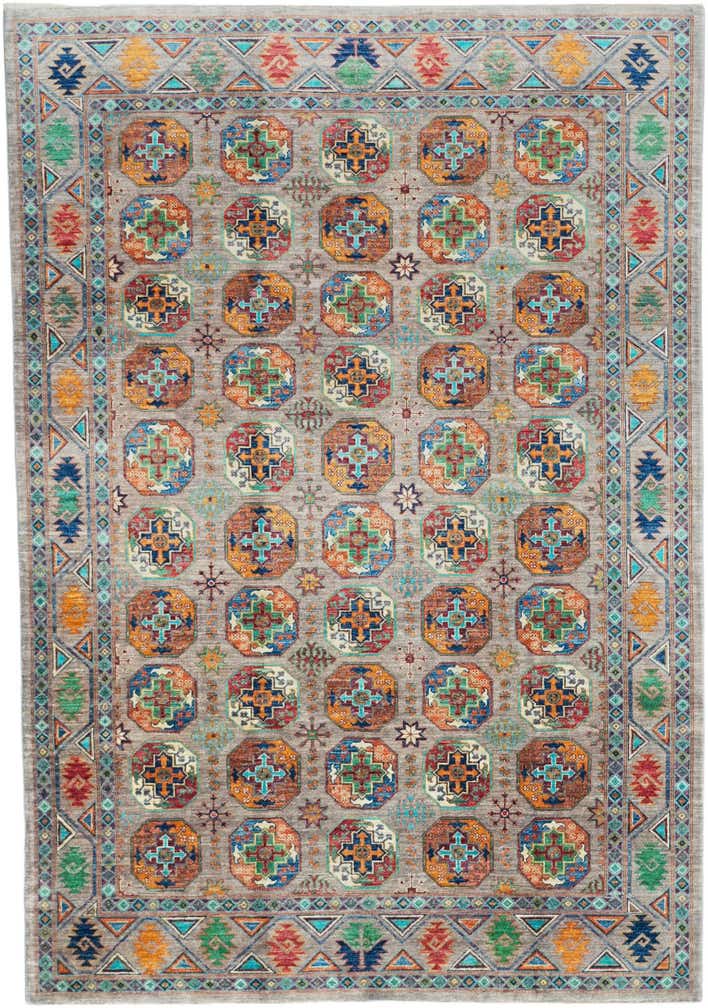7' x 10' Hand Knotted Ariana Ziegler Rug