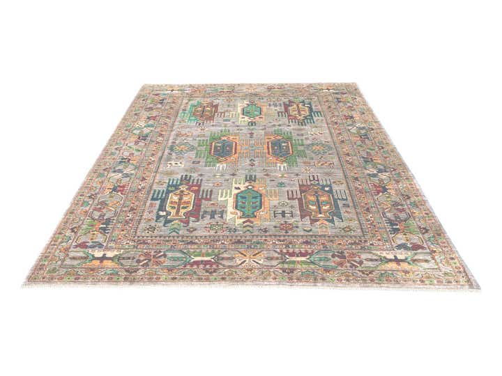 7' x 9' 10 Hand Knotted Ariana Ziegler Rug