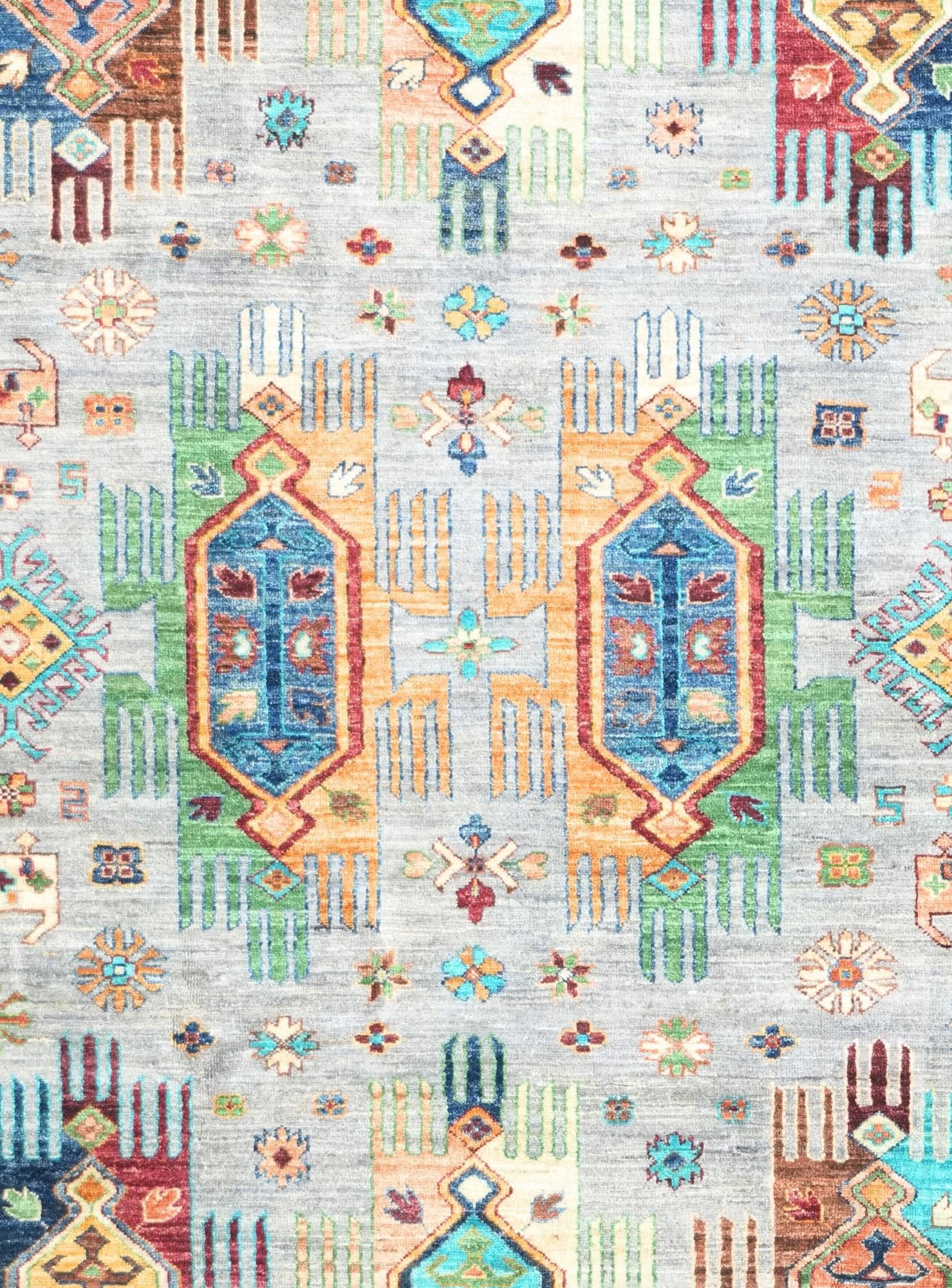7' x 9' 10 Hand Knotted Ariana Ziegler Rug