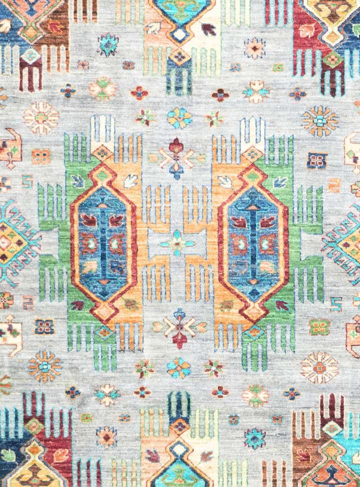 7' x 9' 10 Hand Knotted Ariana Ziegler Rug