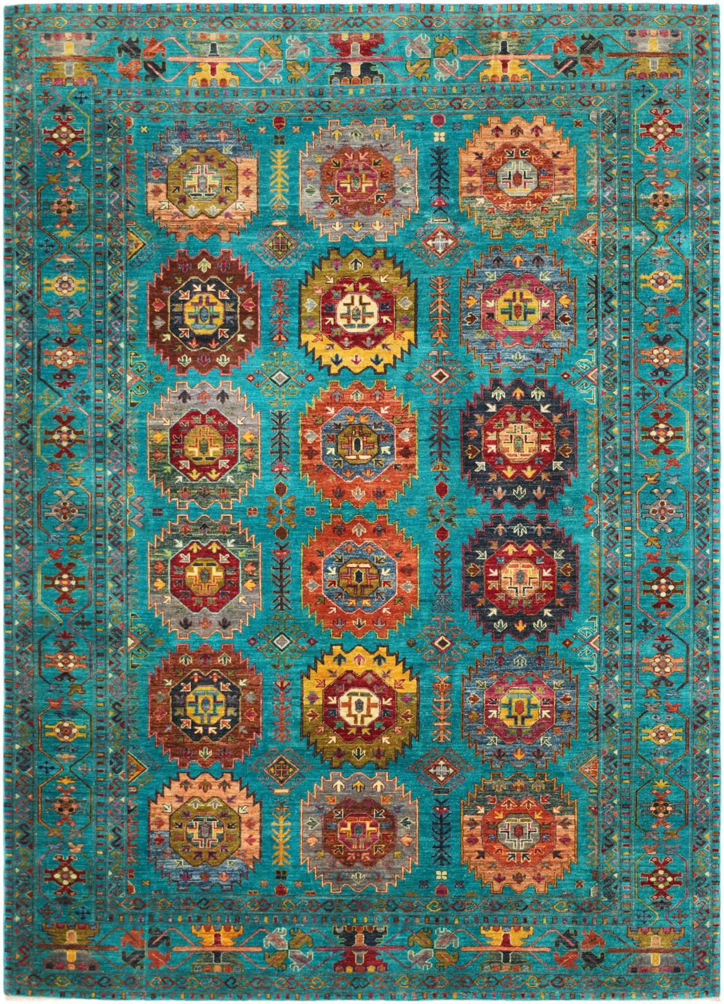 7' 3 x 10' 1 Hand Knotted Ariana Ziegler Rug