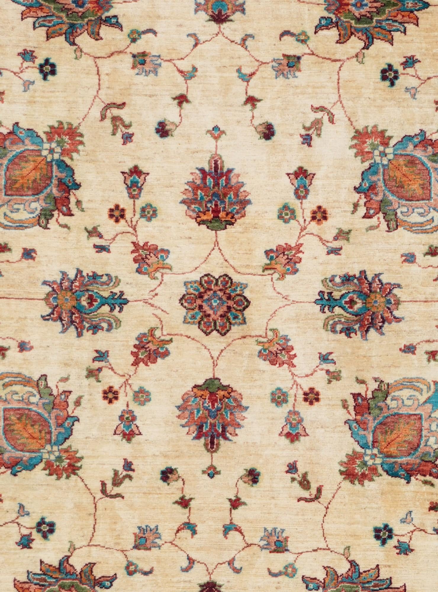6' 7 x 9' 10 Hand Knotted Ariana Ziegler Rug