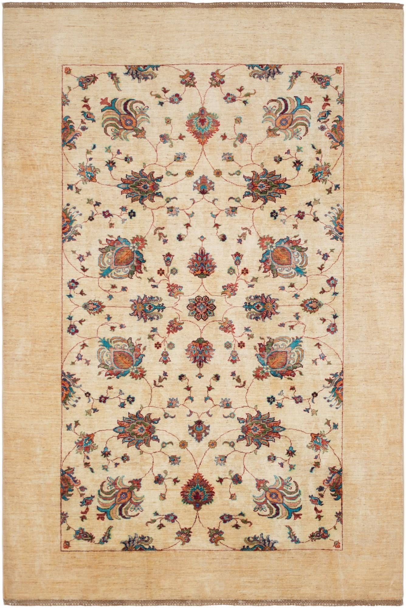 6' 7 x 9' 10 Hand Knotted Ariana Ziegler Rug
