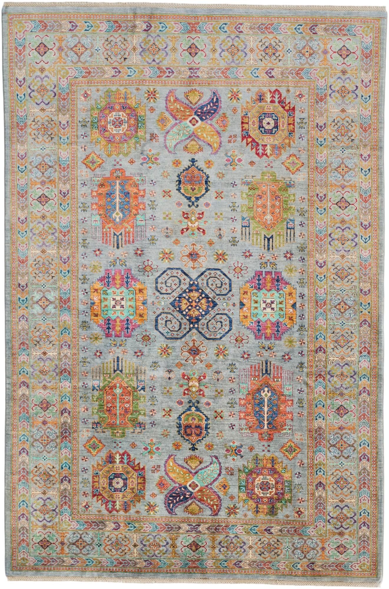 6' 9 x 10' 4 Hand Knotted Ariana Ziegler Rug