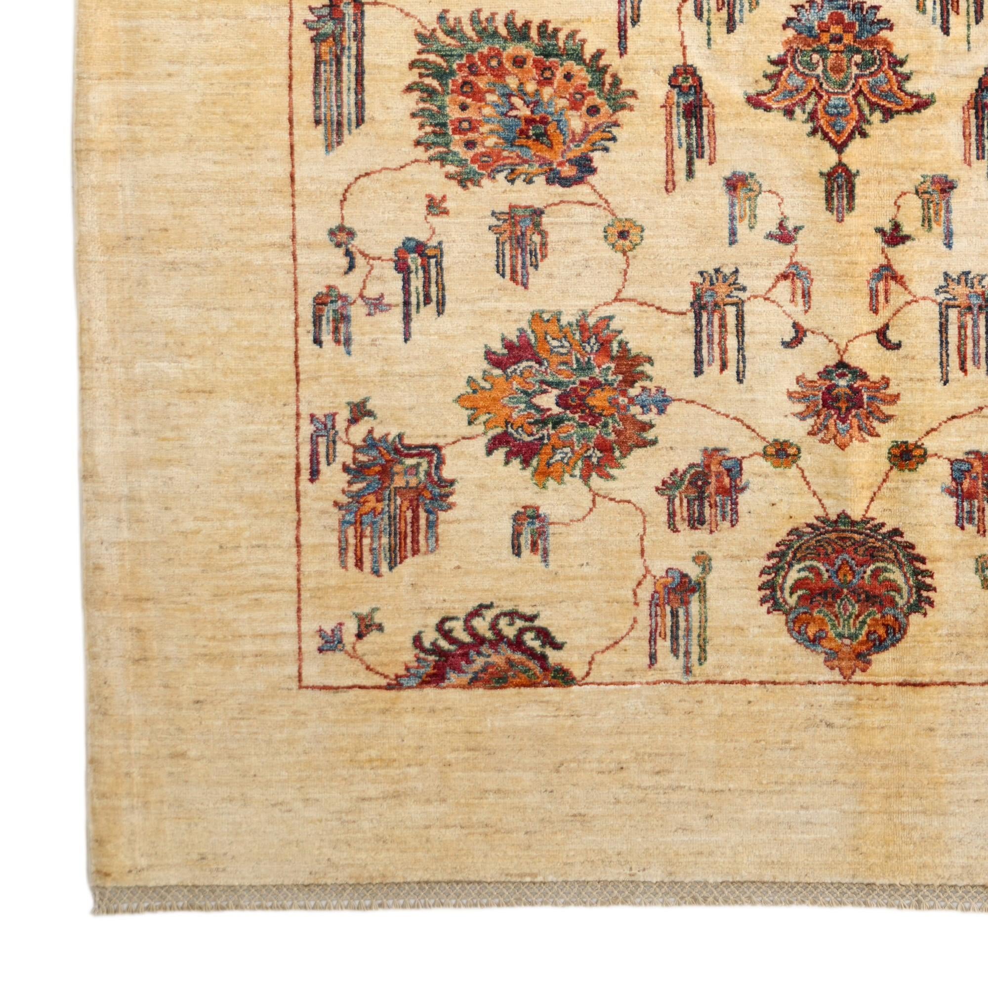 5' 9 x 7' 7 Hand Knotted Ariana Ziegler Rug