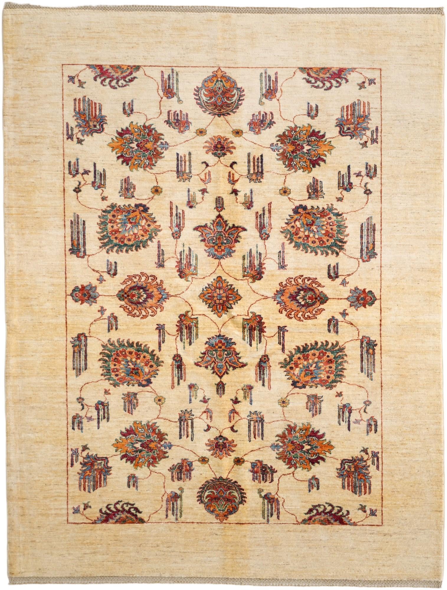 5' 9 x 7' 7 Hand Knotted Ariana Ziegler Rug