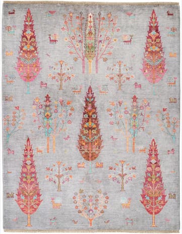 6' x 7' 10 Hand Knotted Ariana Ziegler Rug