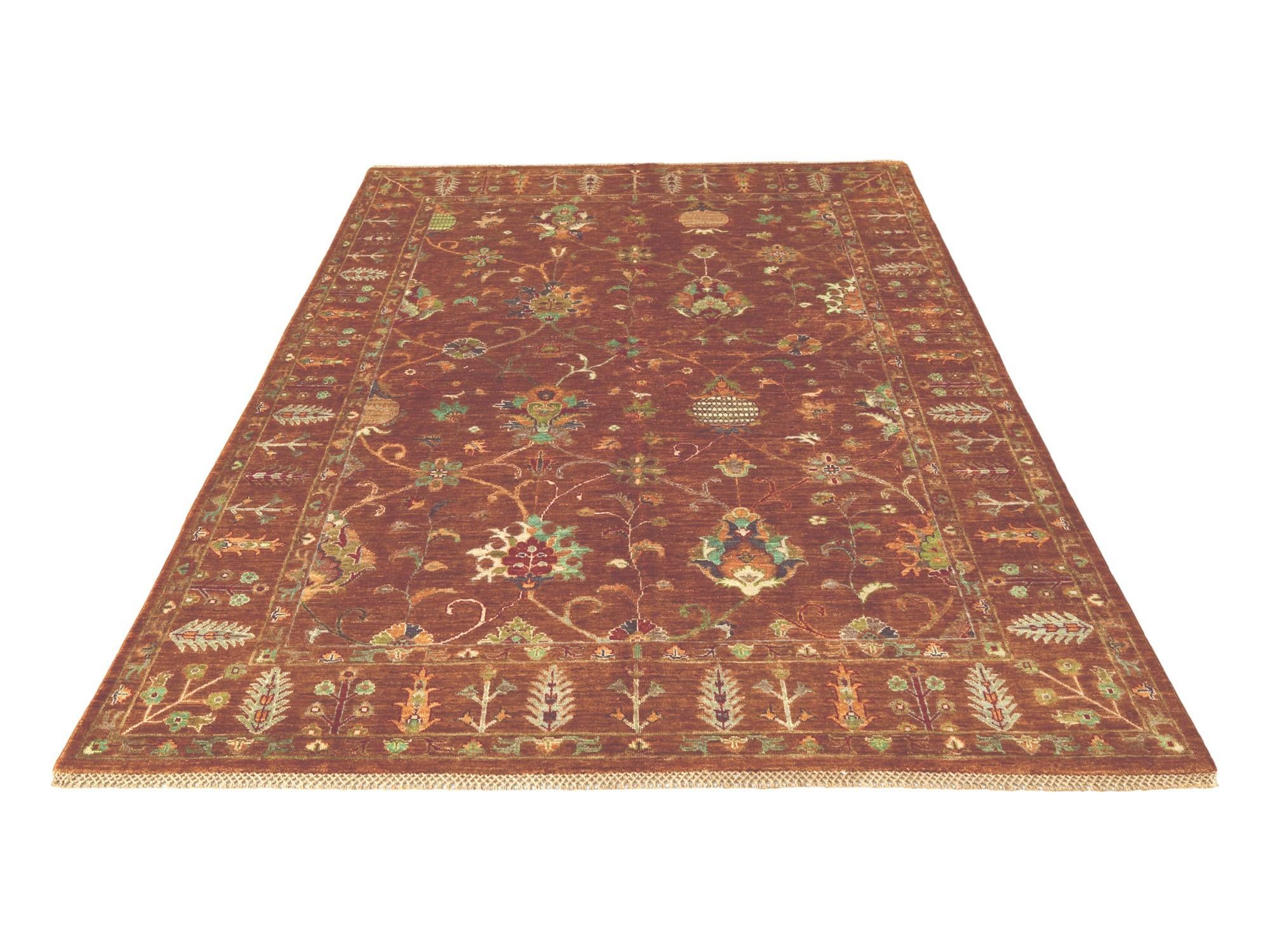 5' 6 x 8' 4 Hand Knotted Ariana Ziegler Rug