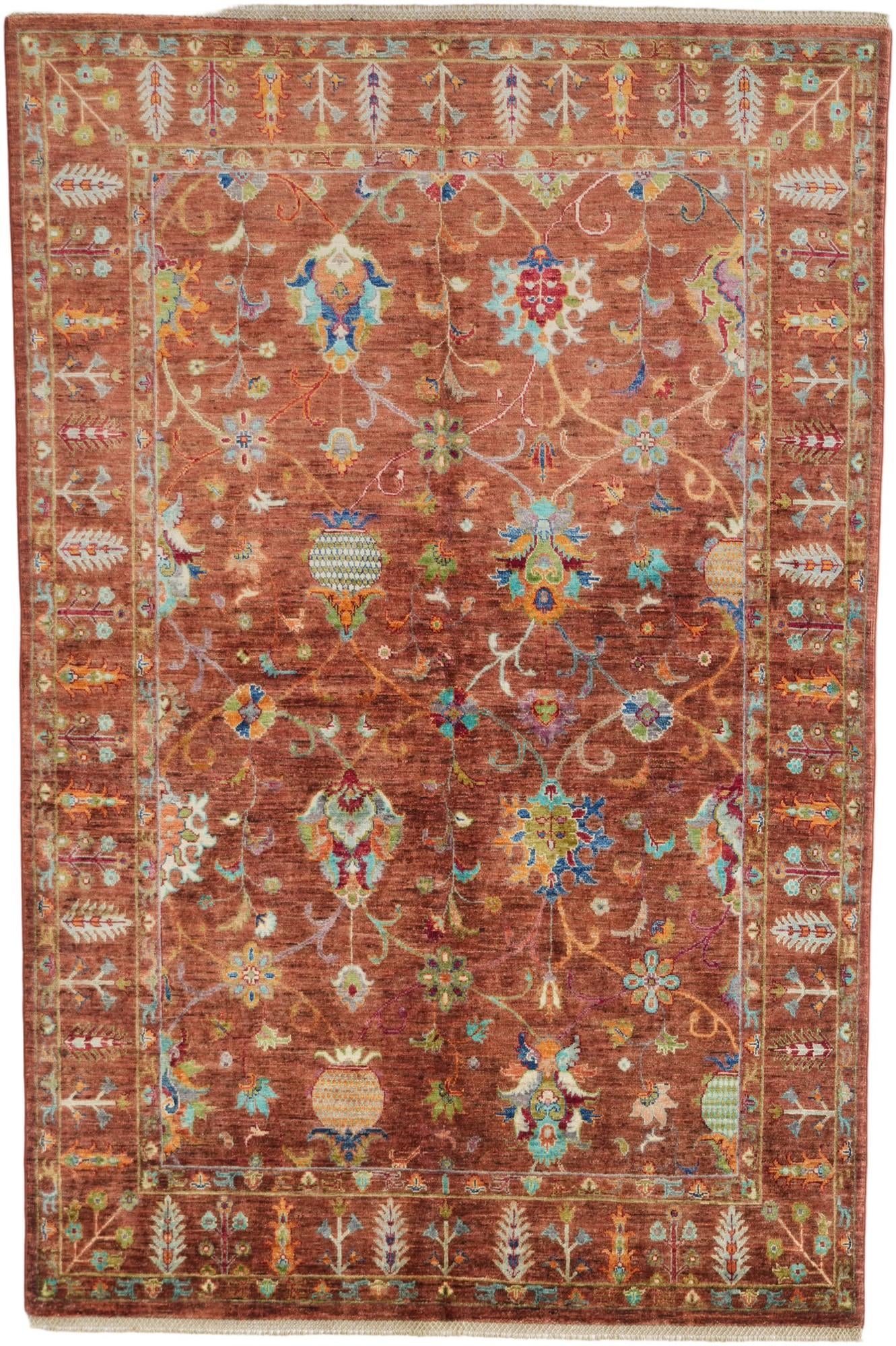 5' 6 x 8' 4 Hand Knotted Ariana Ziegler Rug