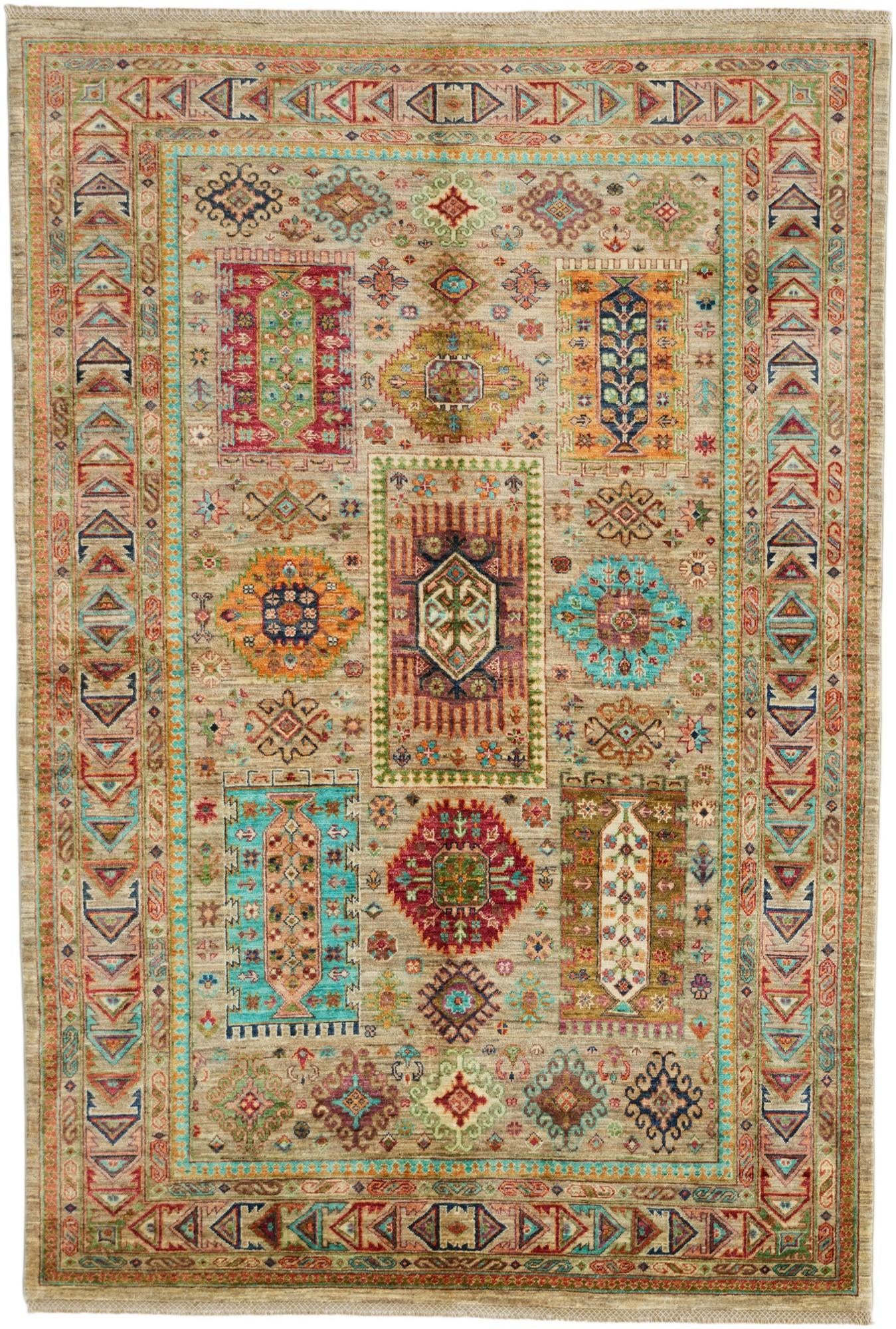 5' 7 x 8' 4 Hand Knotted Ariana Ziegler Rug