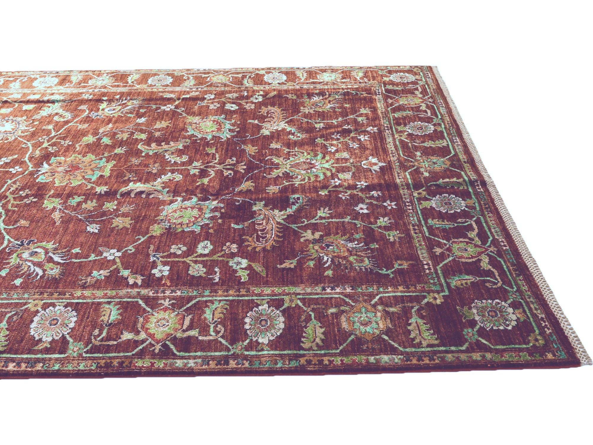 7' x 9' 9 Hand Knotted Ariana Ziegler Rug