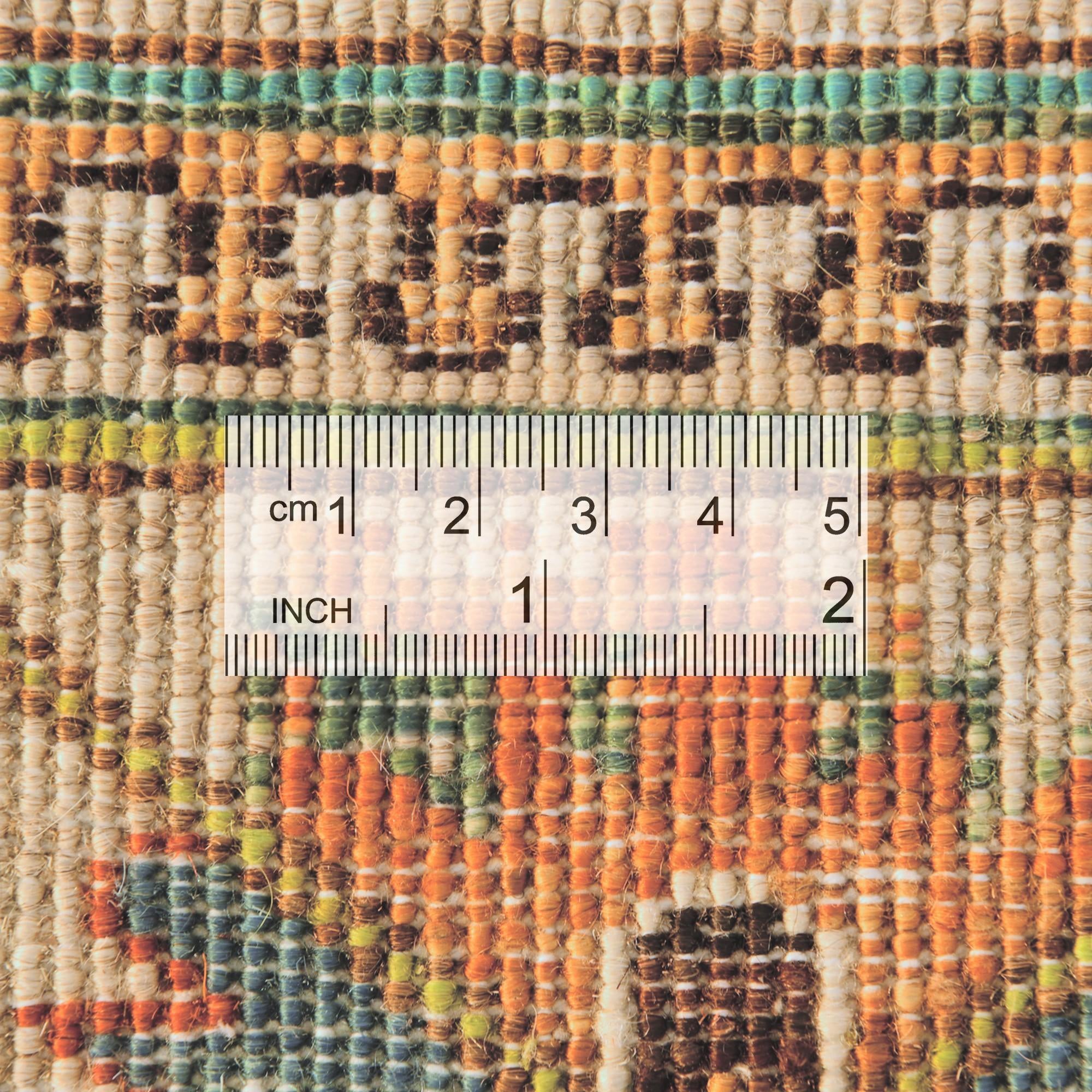 Detail image 10 of 12: 6' 11 x 9' 9 Hand Knotted Ariana Ziegler Rug