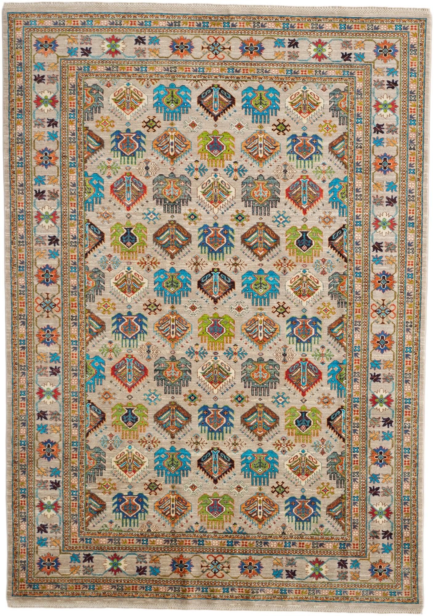 6' 11 x 9' 9 Hand Knotted Ariana Ziegler Rug