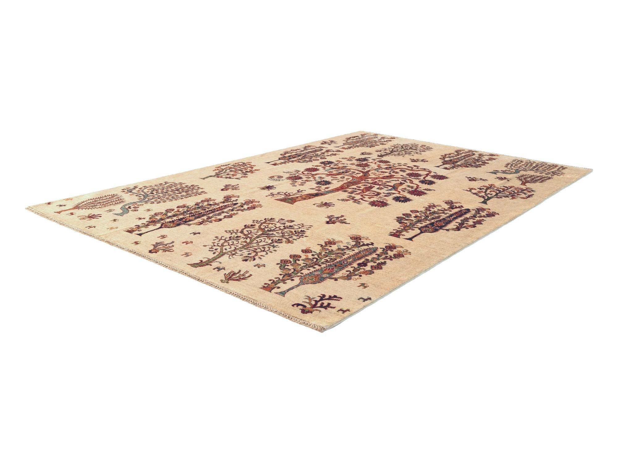 6' 5 x 9' 8 Hand Knotted Ariana Ziegler Rug