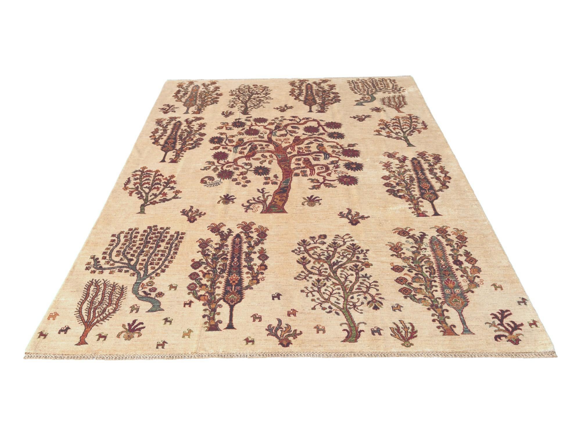 6' 5 x 9' 8 Hand Knotted Ariana Ziegler Rug