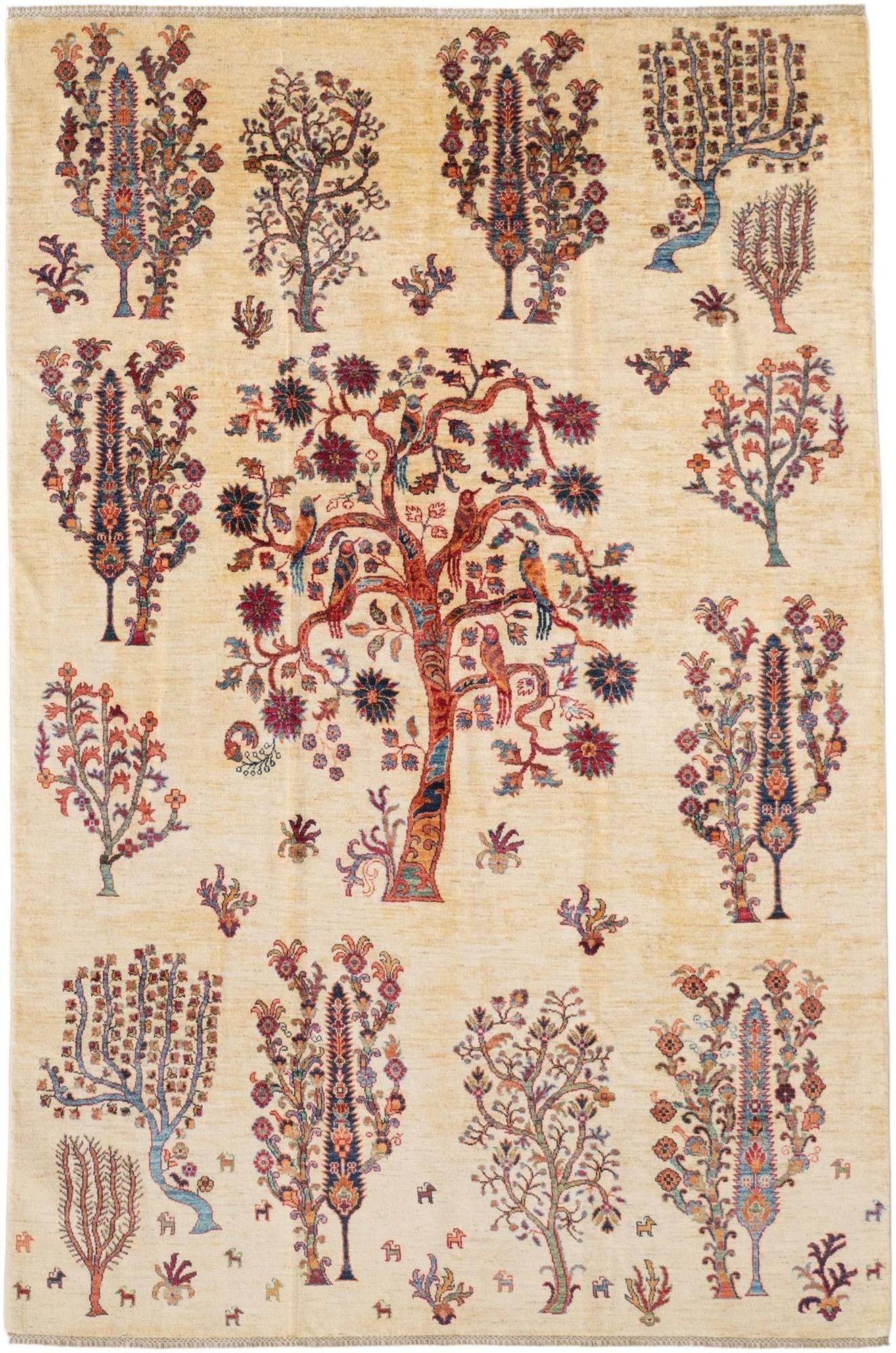 6' 5 x 9' 8 Hand Knotted Ariana Ziegler Rug