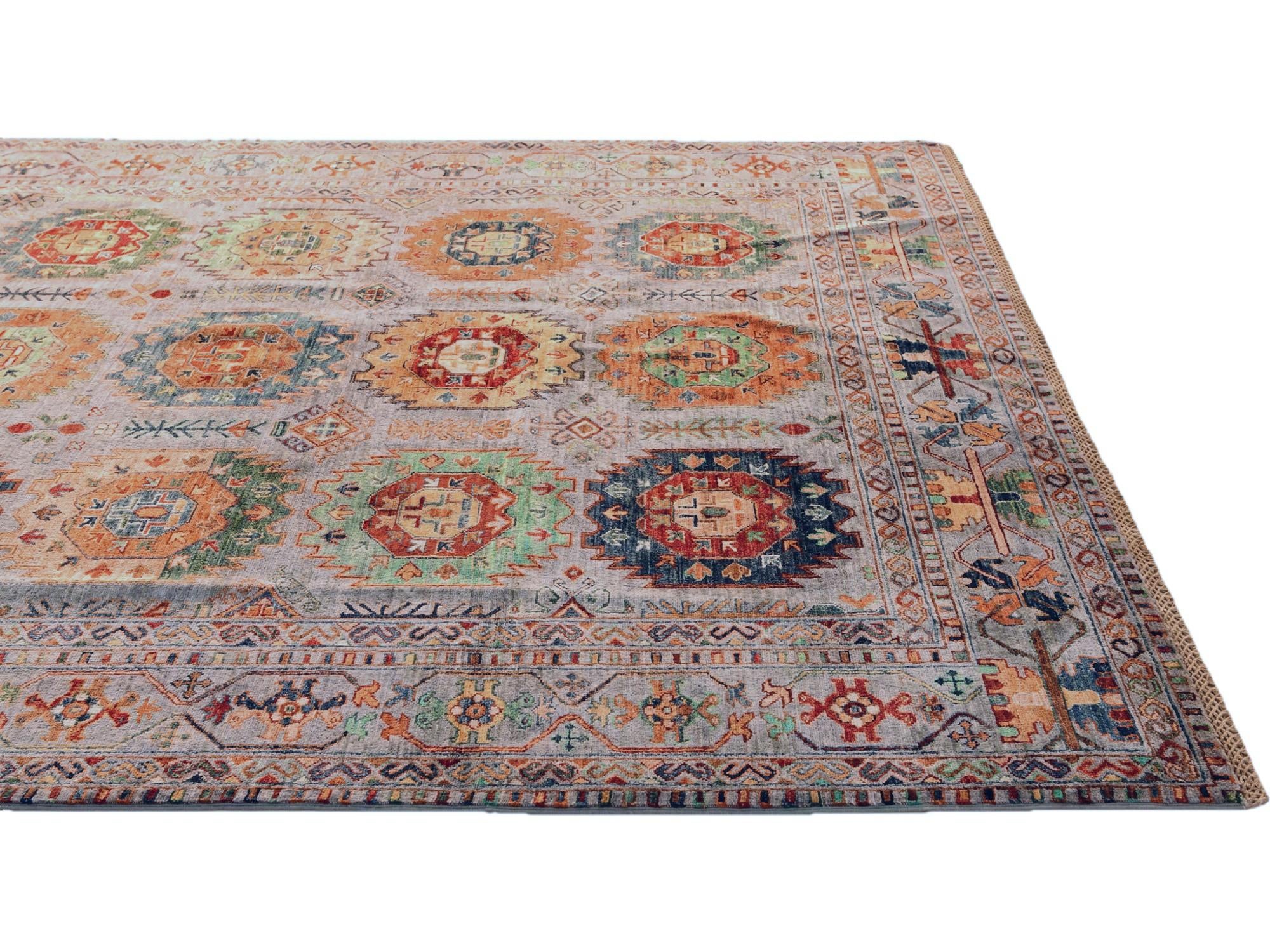 6' 11 x 9' 8 Hand Knotted Ariana Ziegler Rug