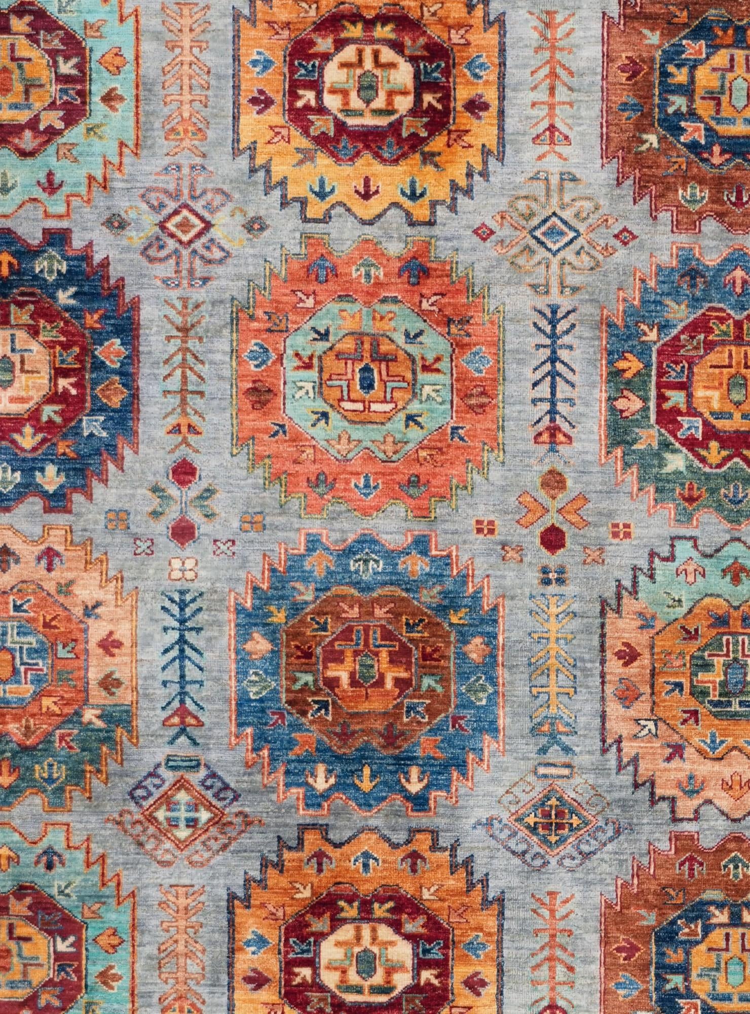 6' 11 x 9' 8 Hand Knotted Ariana Ziegler Rug