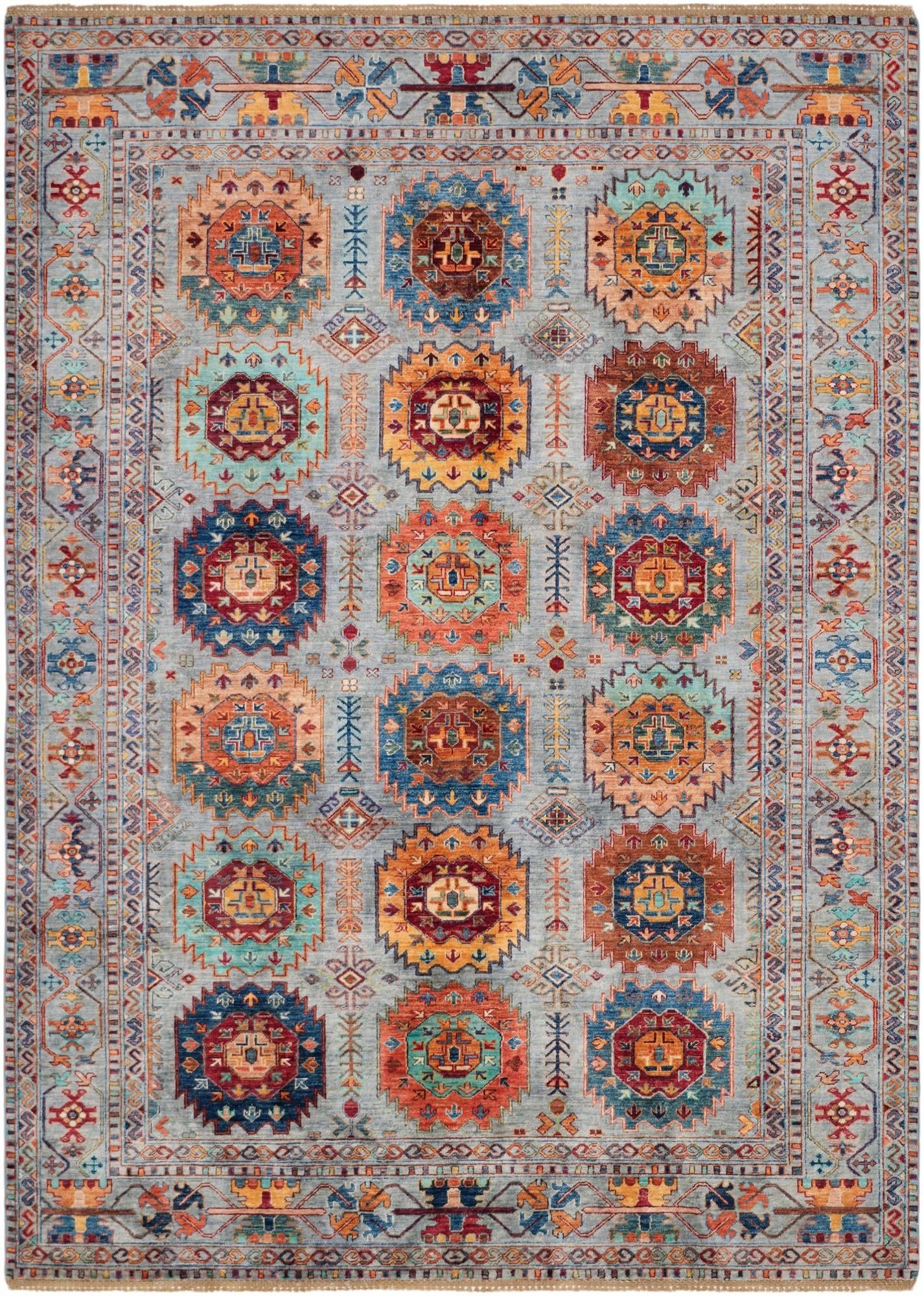 6' 11 x 9' 8 Hand Knotted Ariana Ziegler Rug