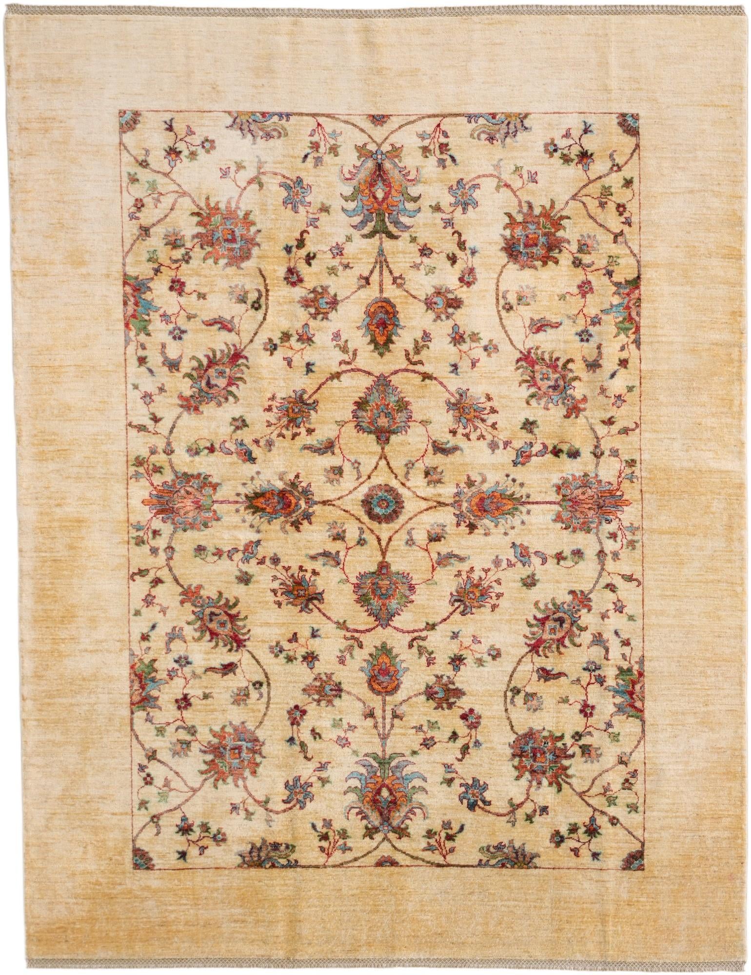 6' 7 x 8' 6 Hand Knotted Ariana Ziegler Rug