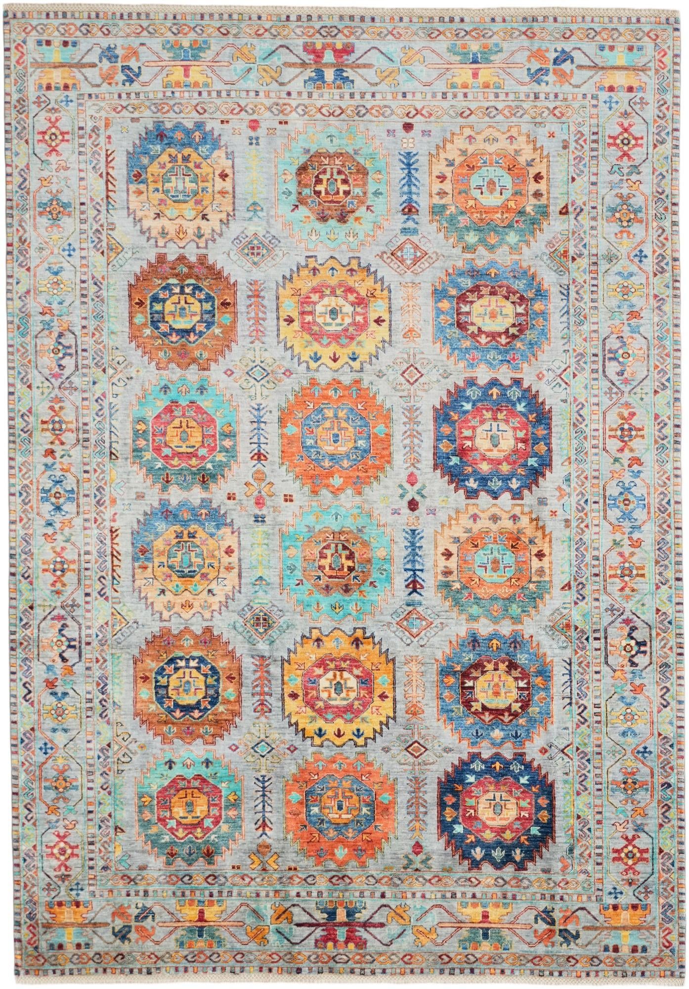 6' 11 x 9' 11 Hand Knotted Ariana Ziegler Rug
