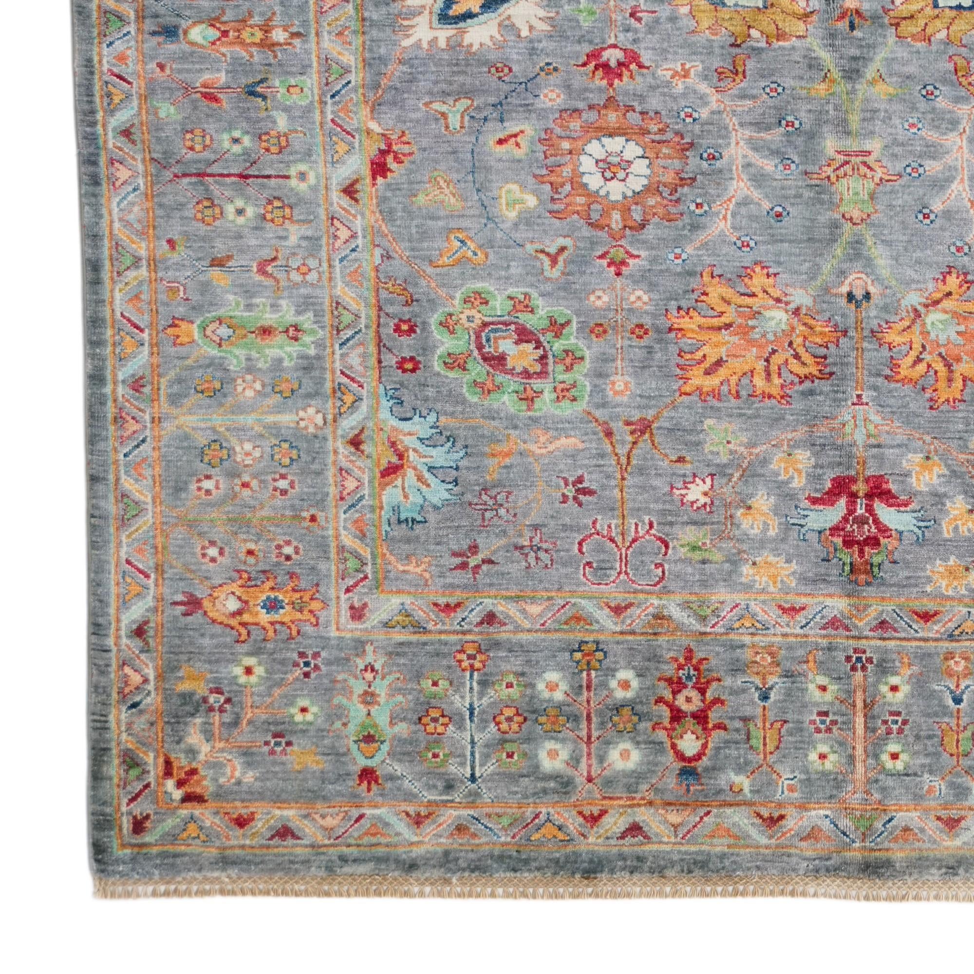 5' 11 x 7' 7 Hand Knotted Ariana Ziegler Rug