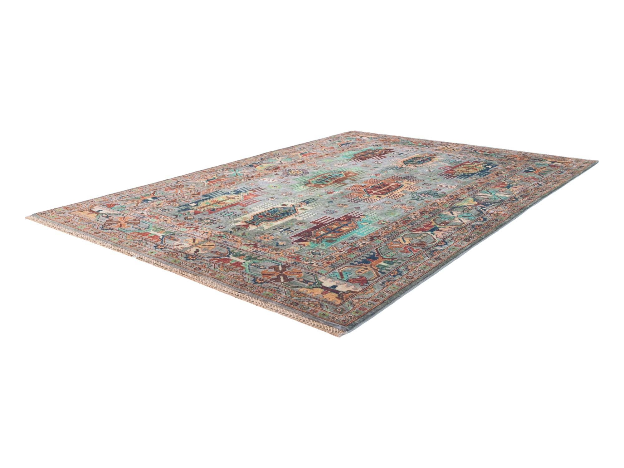 5' 11 x 8' 5 Hand Knotted Ariana Ziegler Rug