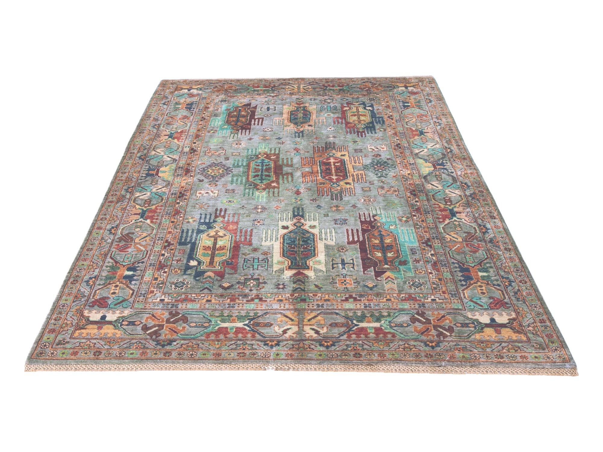 5' 11 x 8' 5 Hand Knotted Ariana Ziegler Rug