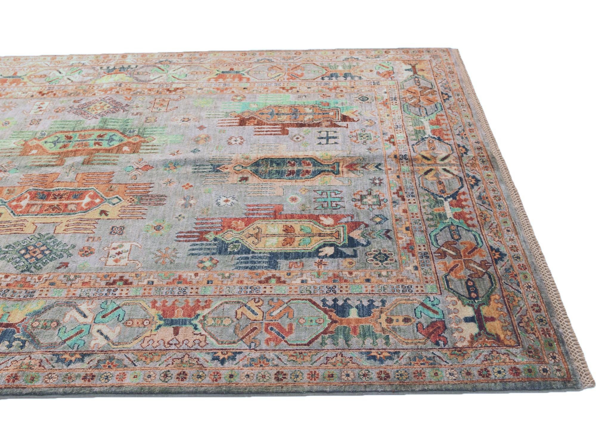 5' 11 x 8' 5 Hand Knotted Ariana Ziegler Rug