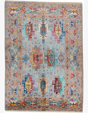 5' 11 x 8' 5 Hand Knotted Ariana Ziegler Rug