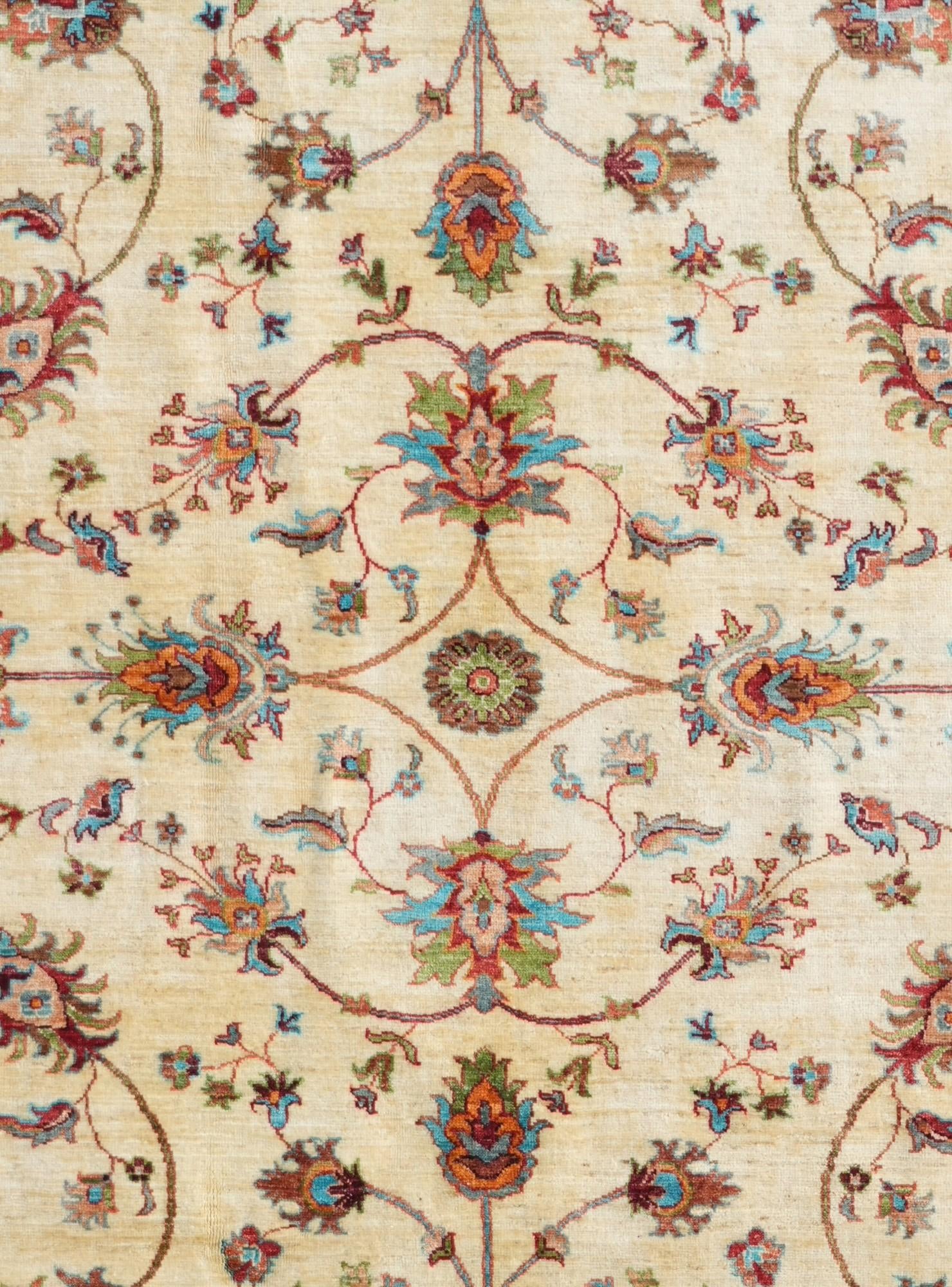 6' 6 x 9' 6 Hand Knotted Ariana Ziegler Rug