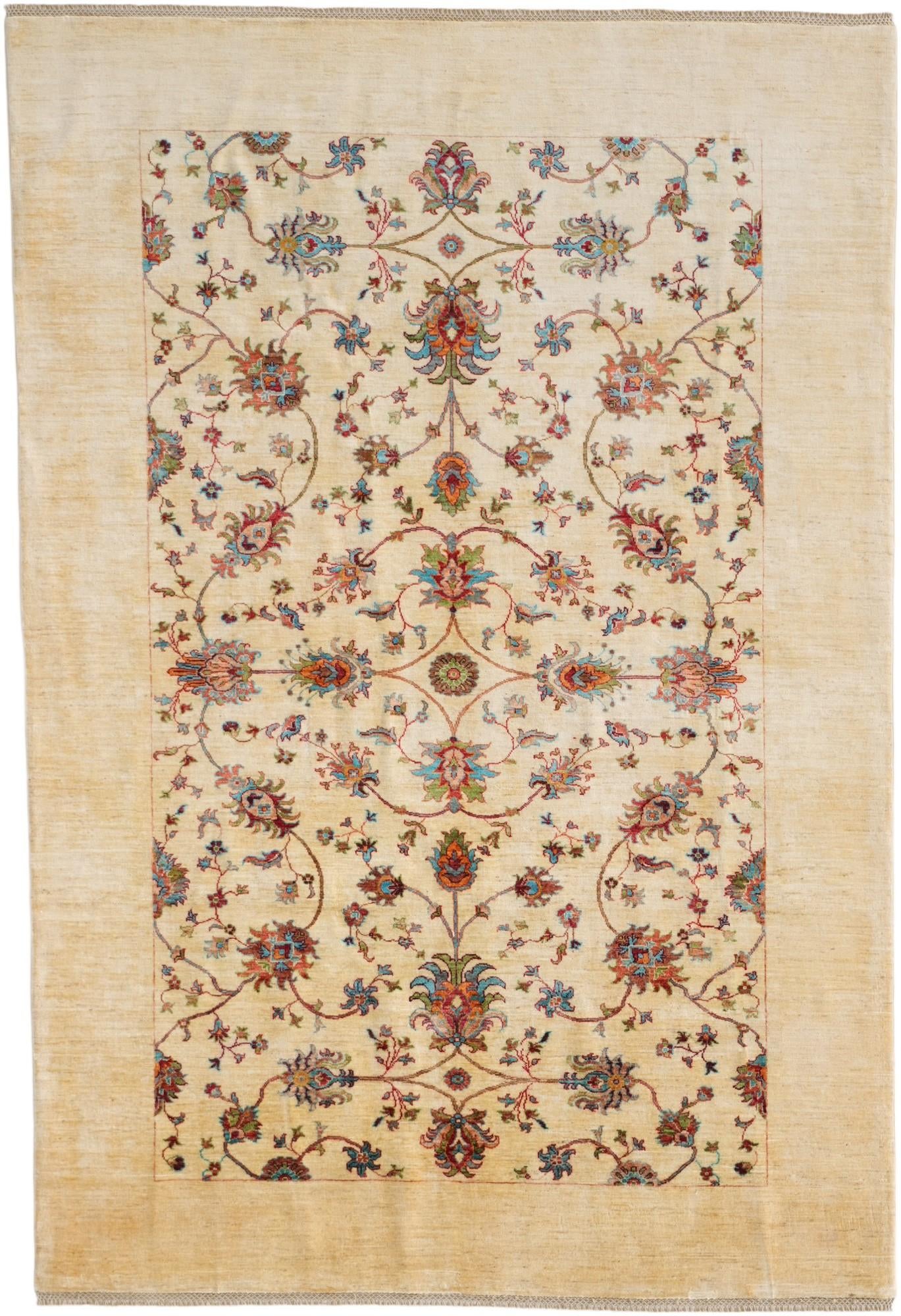 6' 6 x 9' 6 Hand Knotted Ariana Ziegler Rug