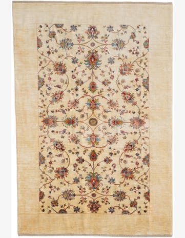 6' 6 x 9' 6 Hand Knotted Ariana Ziegler Rug