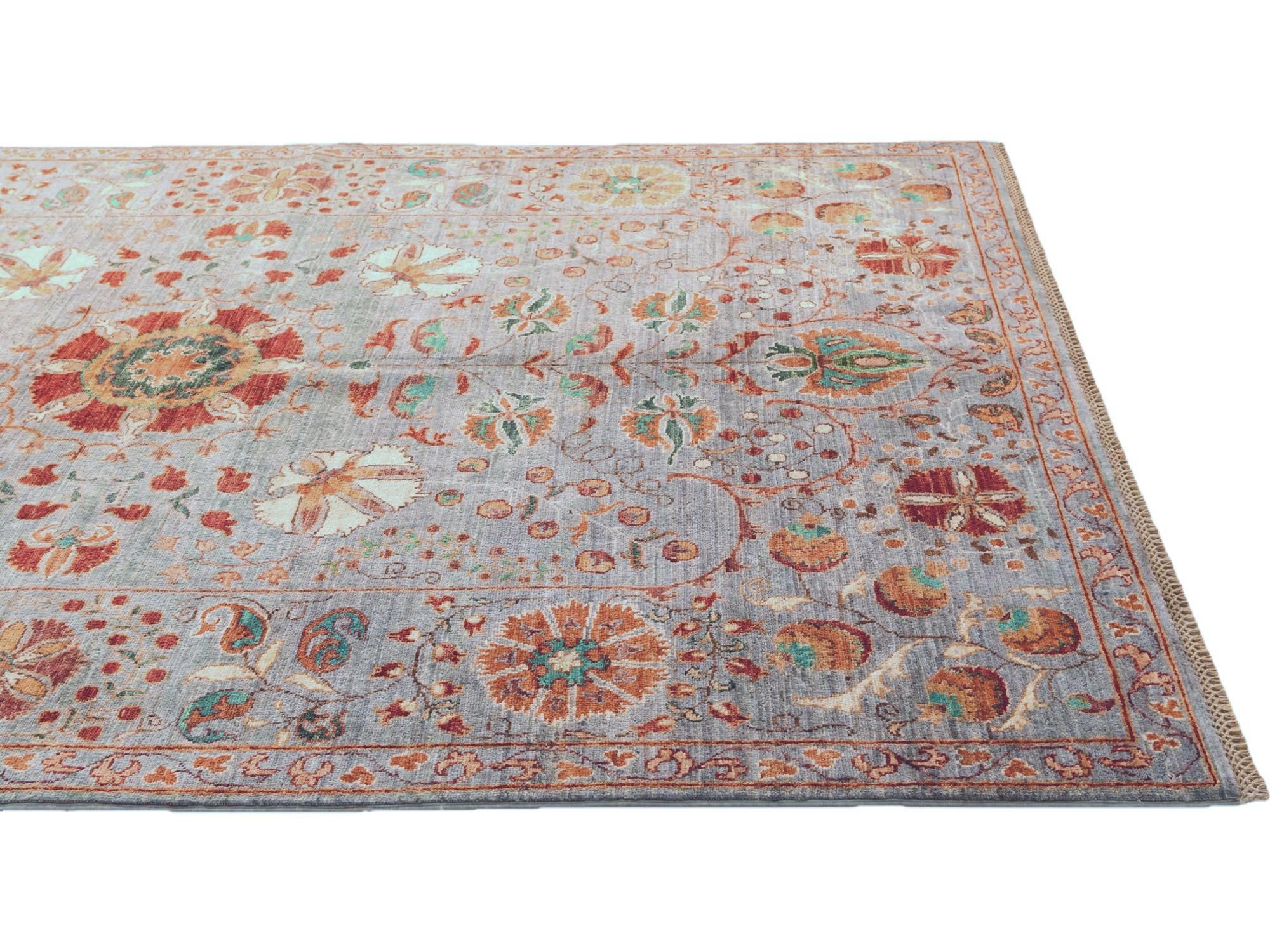 5' 9 x 8' 2 Hand Knotted Ariana Ziegler Rug