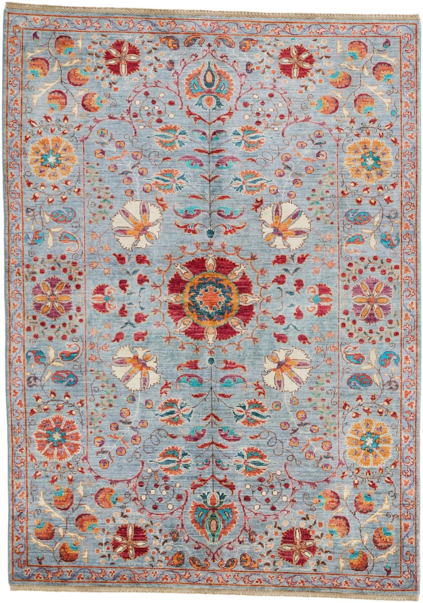 5' 9 x 8' 2 Hand Knotted Ariana Ziegler Rug