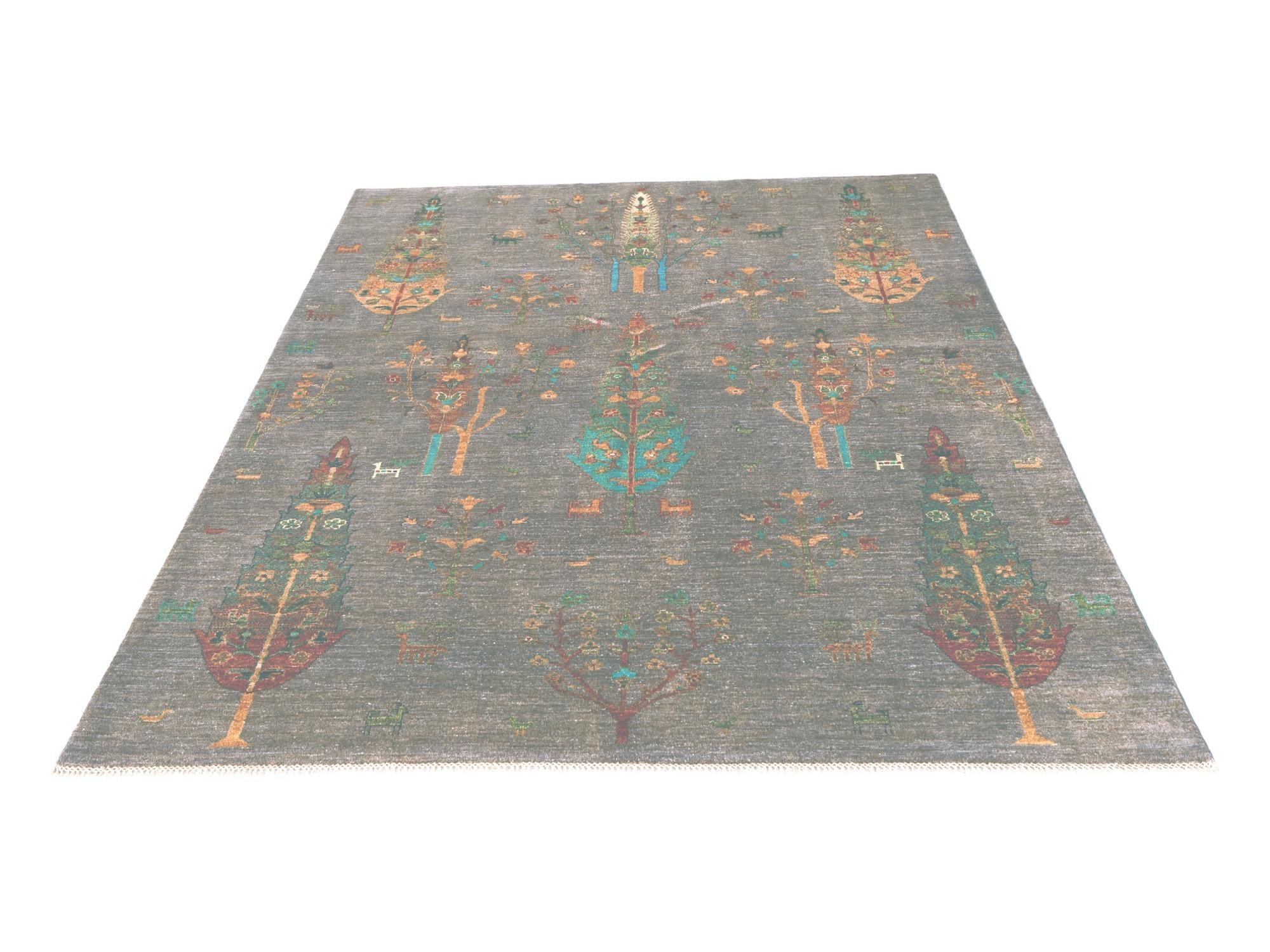 5' 10 x 7' 8 Hand Knotted Ariana Ziegler Rug