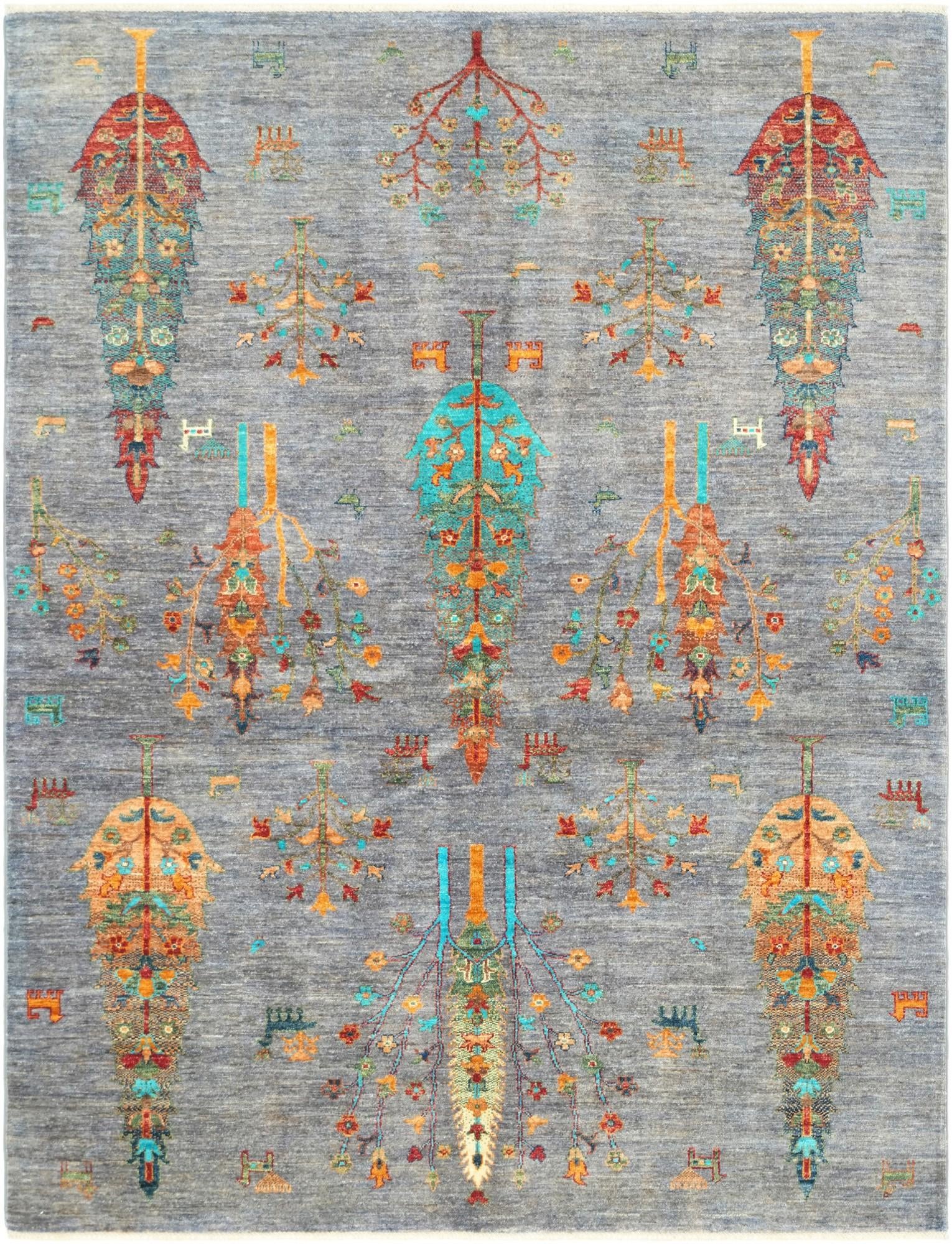 5' 10 x 7' 8 Hand Knotted Ariana Ziegler Rug