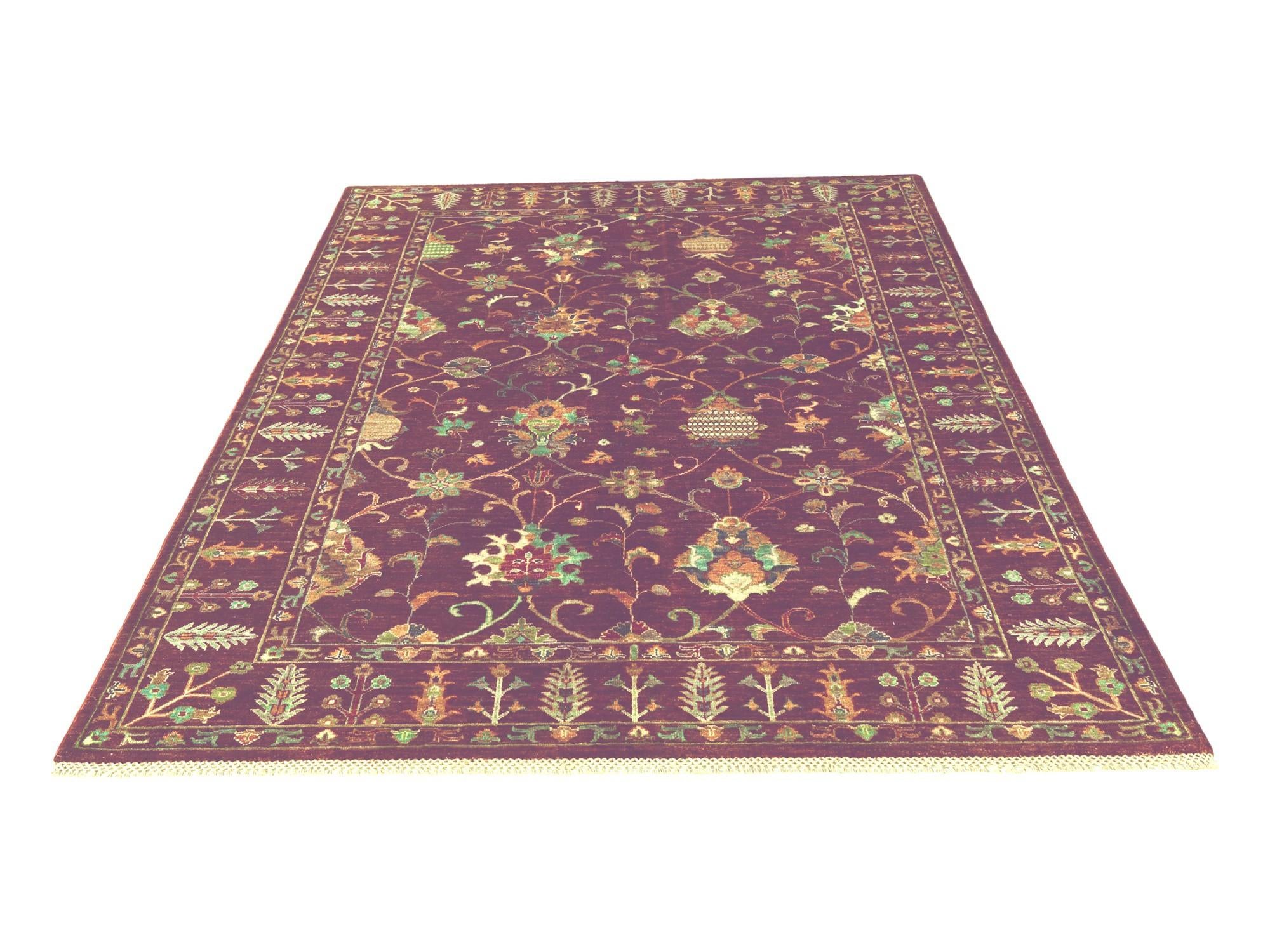 5' 10 x 8' Hand Knotted Ariana Ziegler Rug