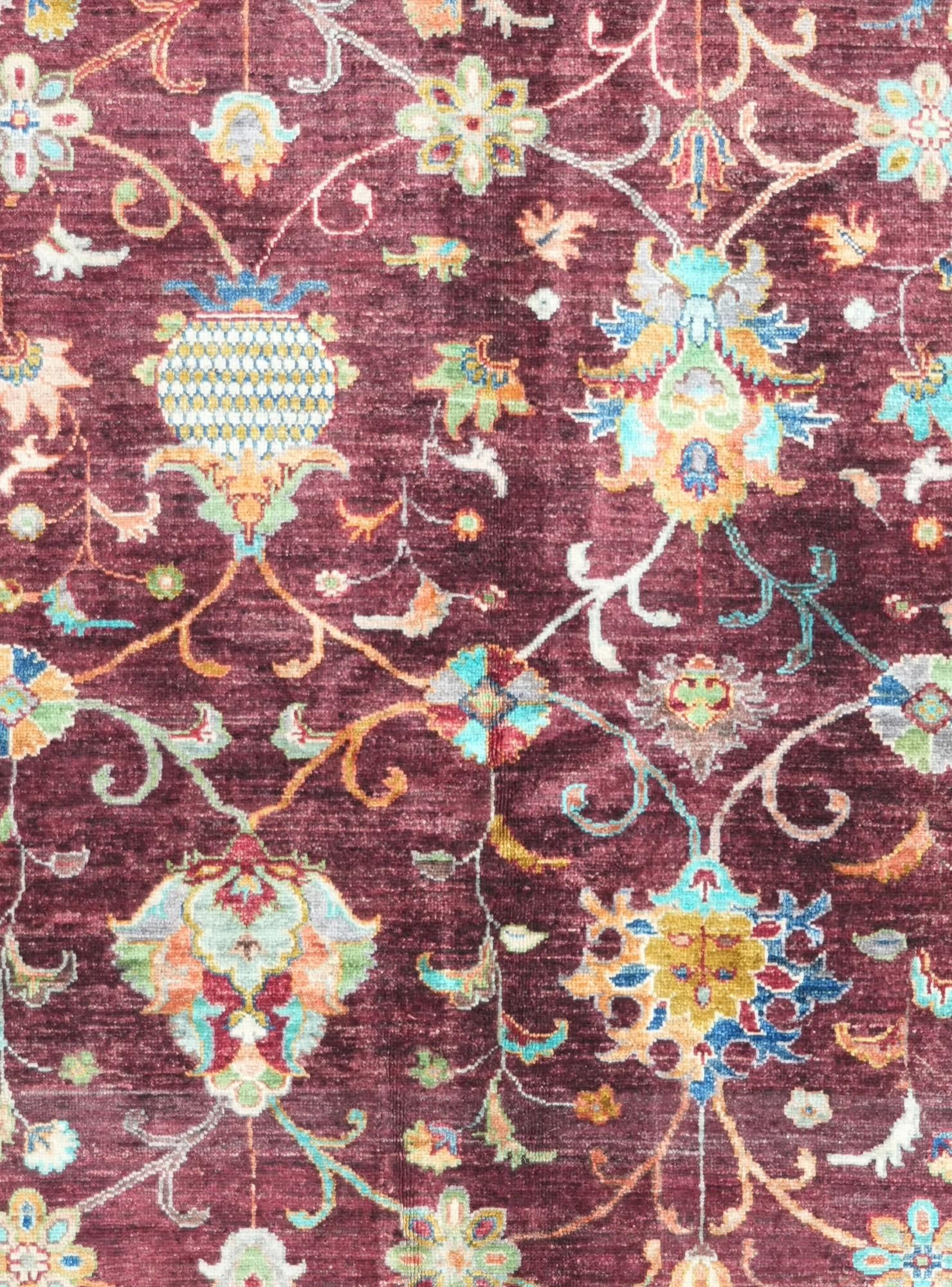 5' 10 x 8' Hand Knotted Ariana Ziegler Rug