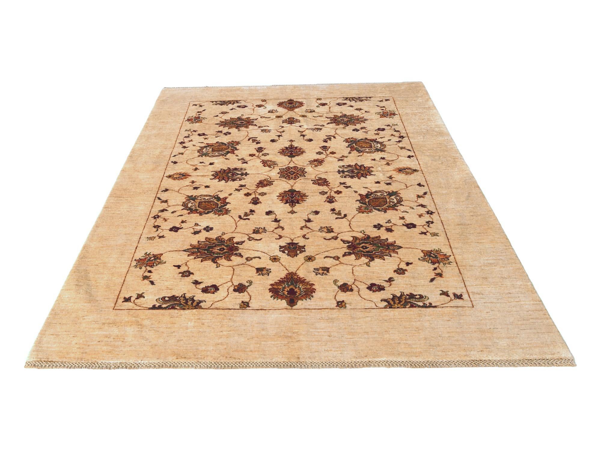 5' 9 x 8' Hand Knotted Ariana Ziegler Rug