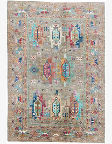 7' 1 x 10' 4 Hand Knotted Ariana Ziegler Rug