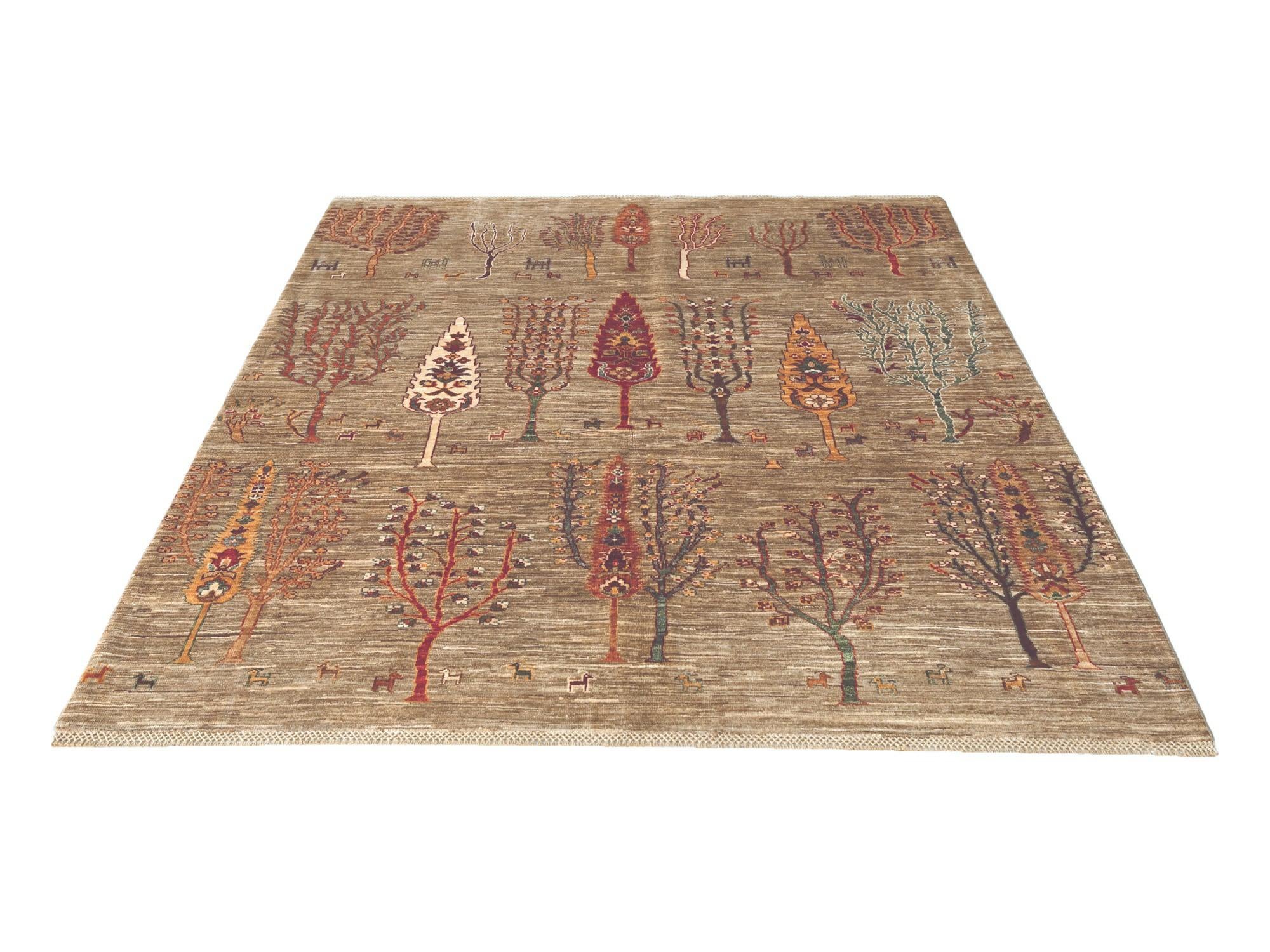 6' x 6' 11 Hand Knotted Ariana Ziegler Rug