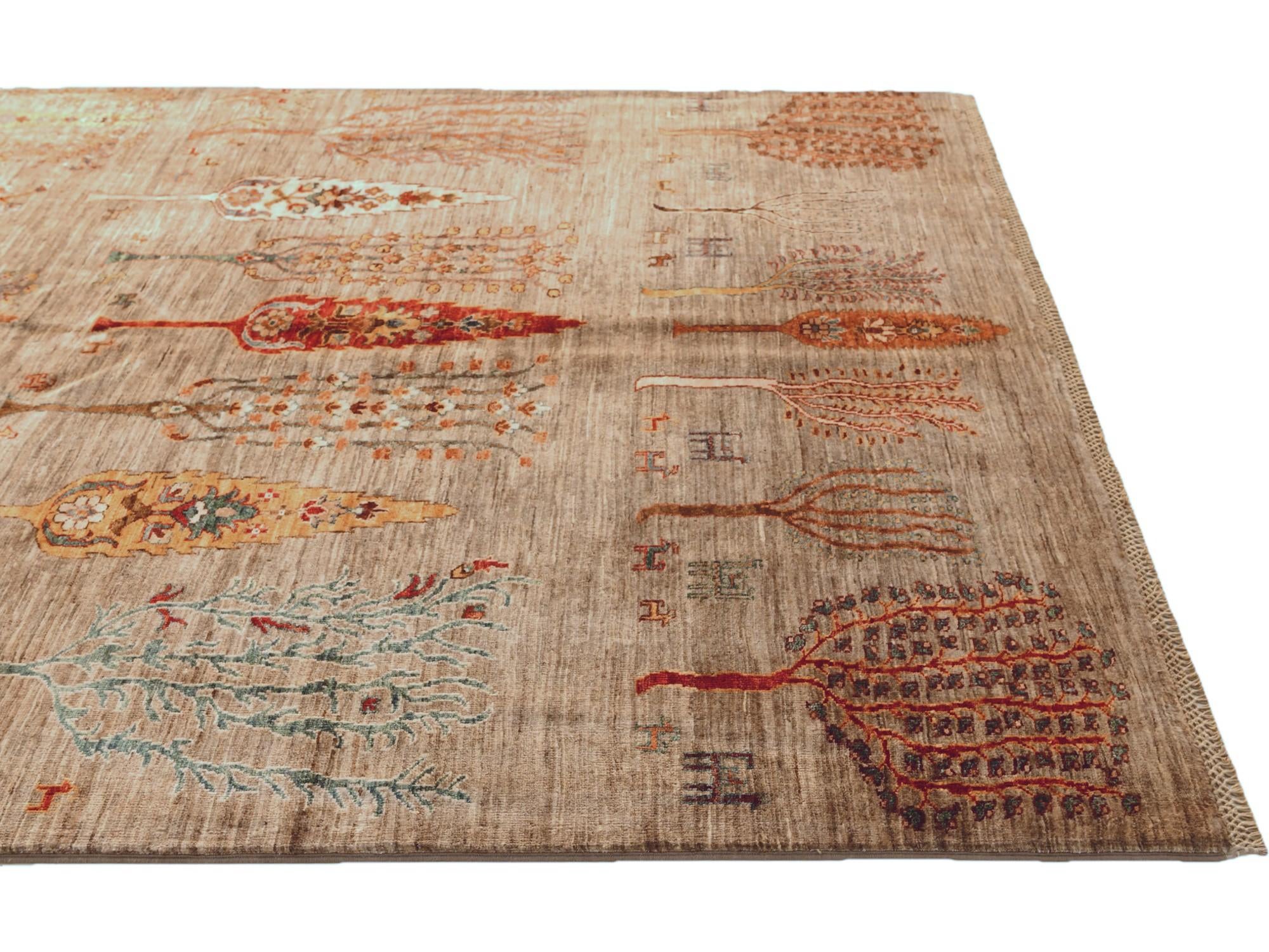 6' x 6' 11 Hand Knotted Ariana Ziegler Rug