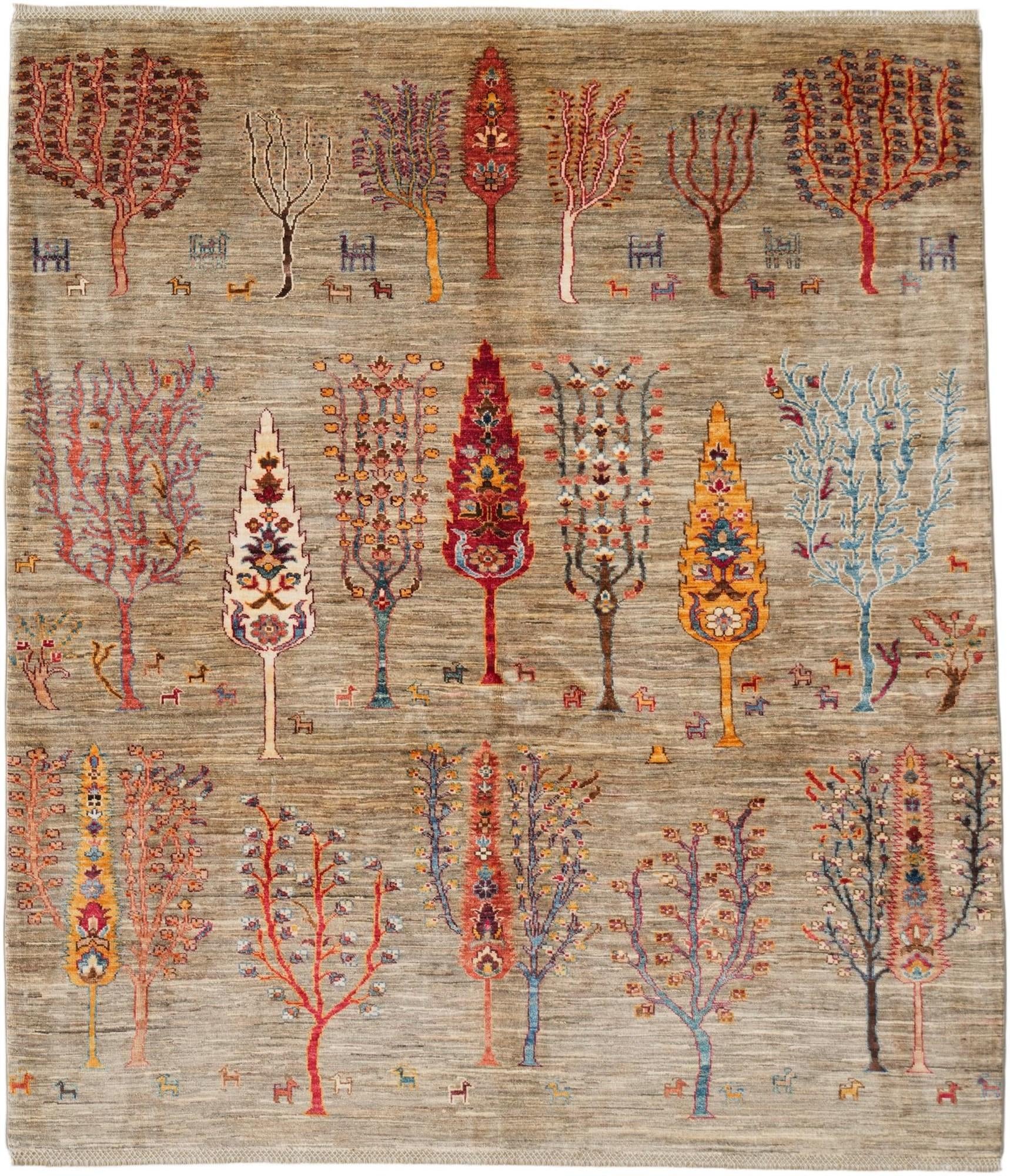 6' x 6' 11 Hand Knotted Ariana Ziegler Rug