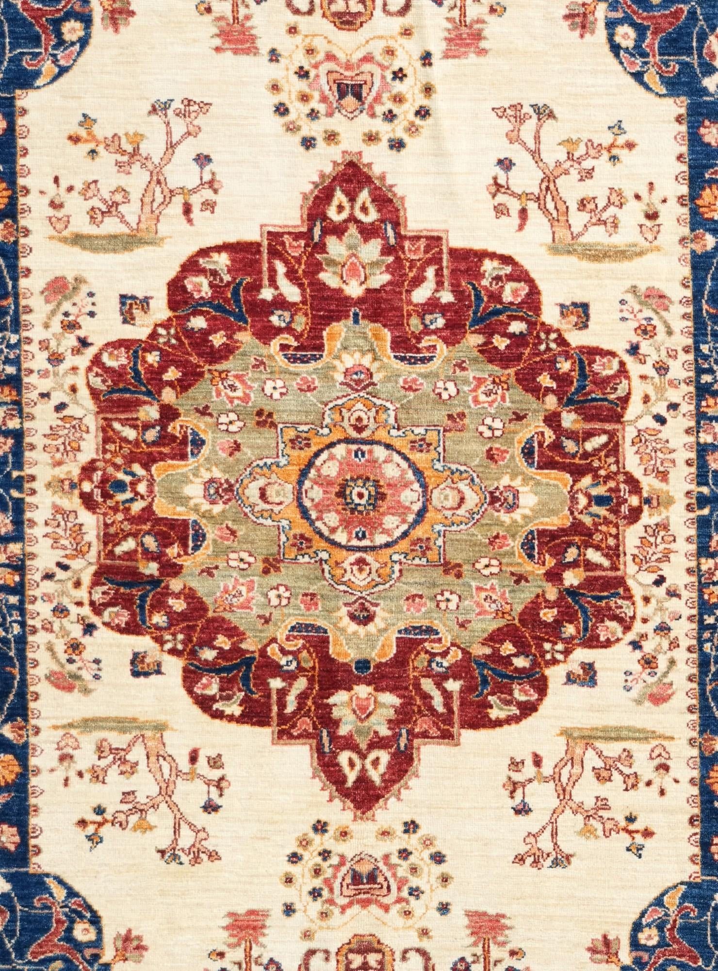 5' 10 x 8' 2 Hand Knotted Ariana Ziegler Rug