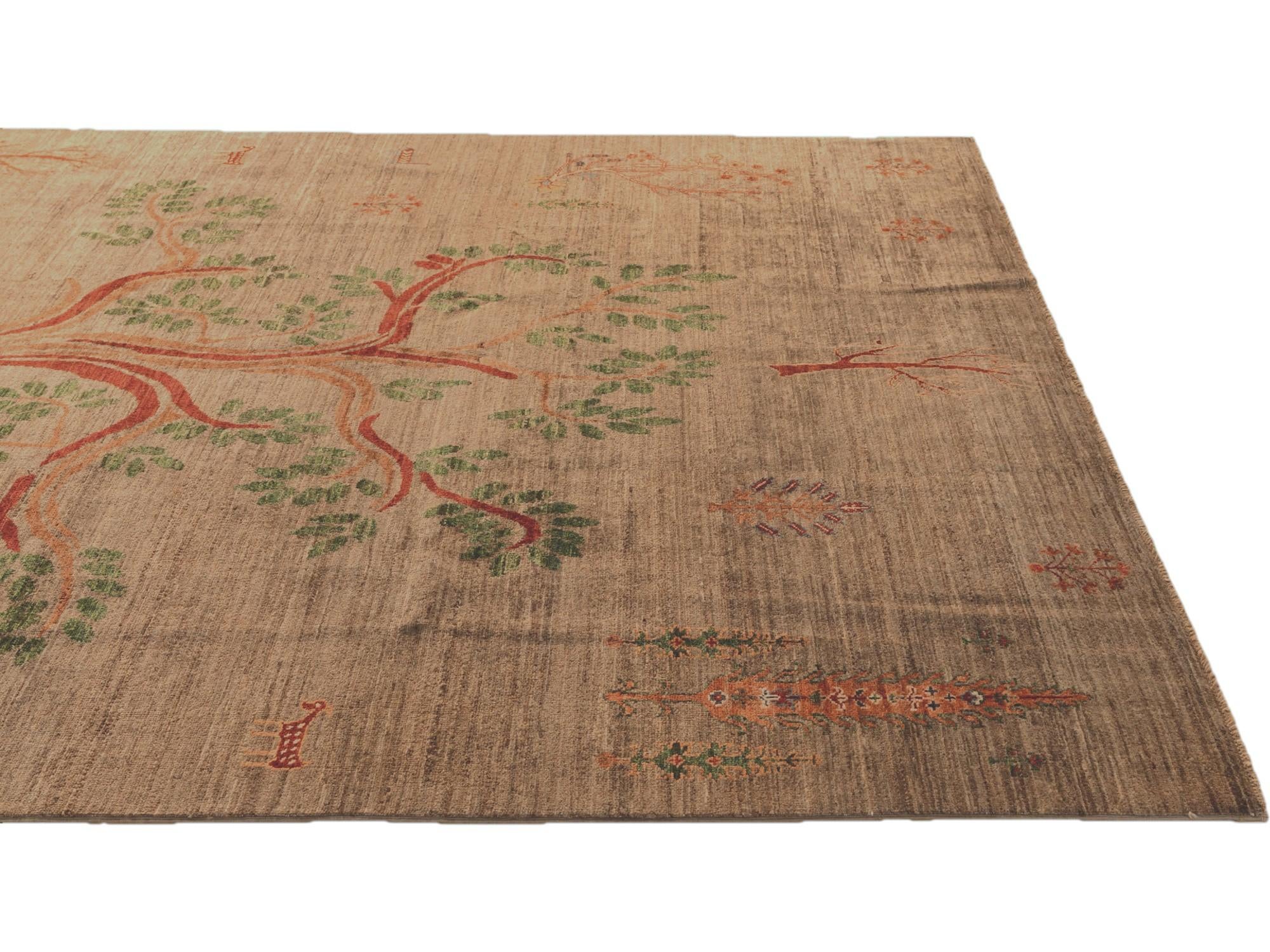 6' 5 x 9' 11 Hand Knotted Ariana Ziegler Rug