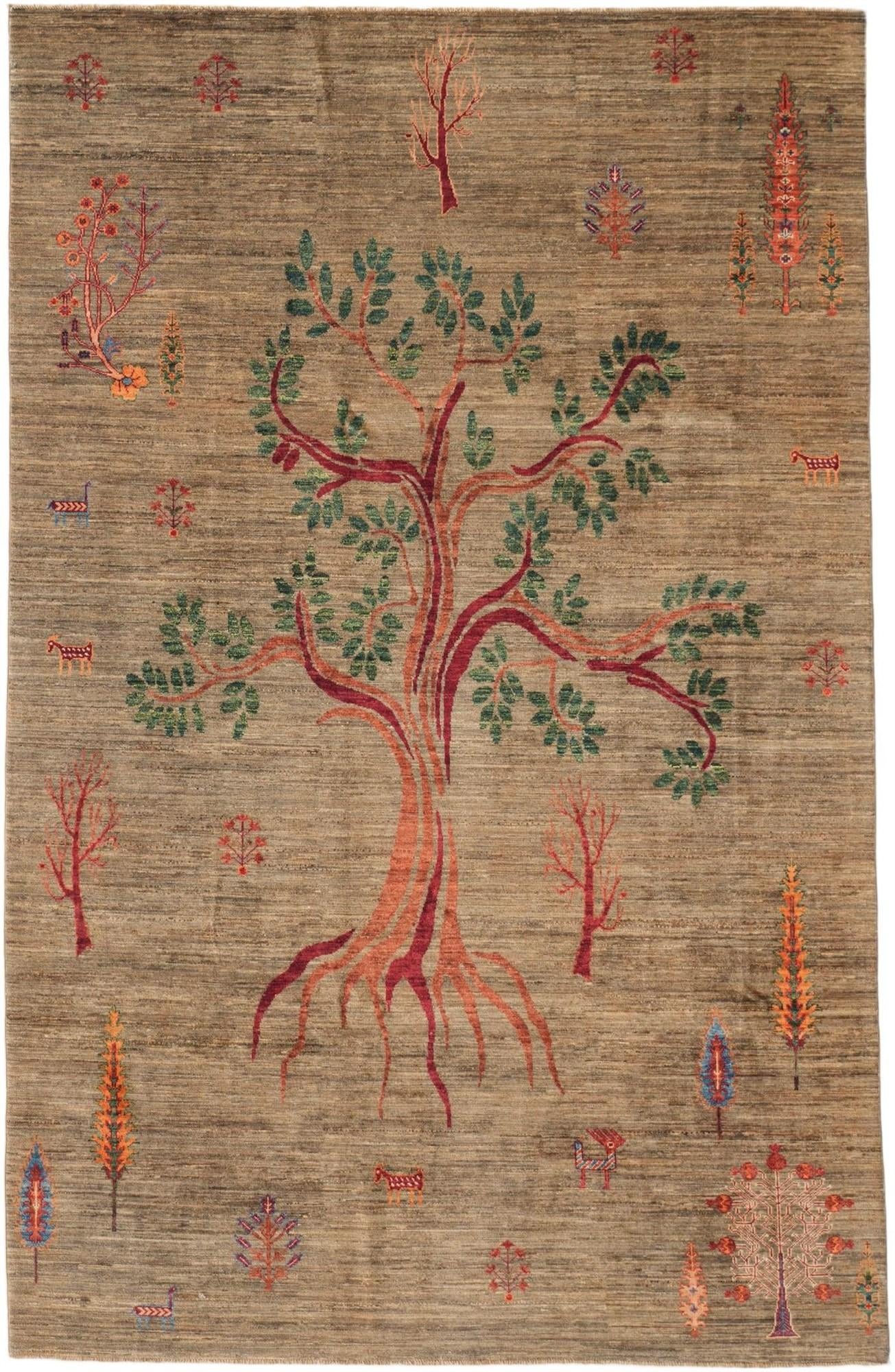 6' 5 x 9' 11 Hand Knotted Ariana Ziegler Rug