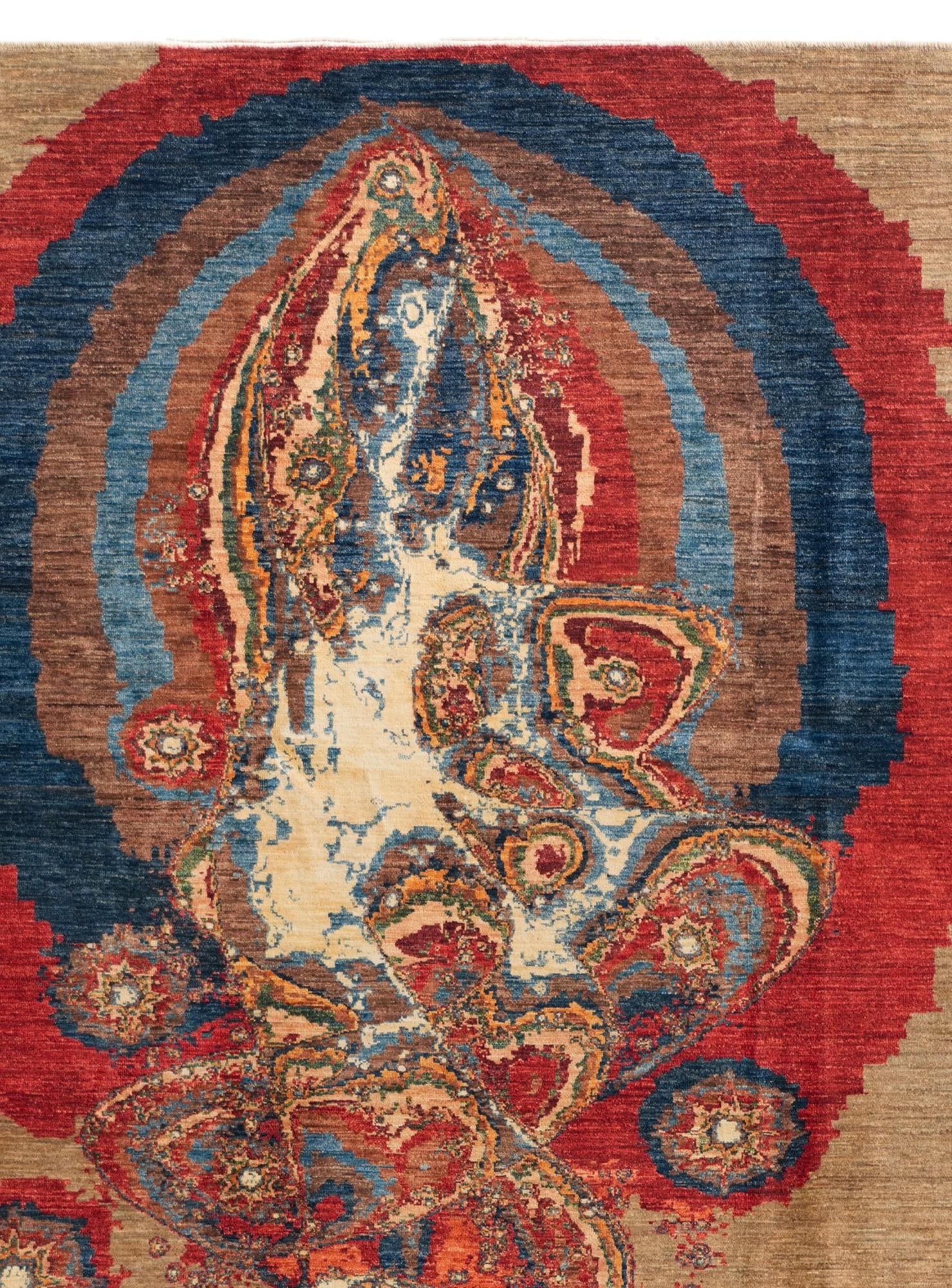 6' 5 x 9' 11 Hand Knotted Ariana Ziegler Rug