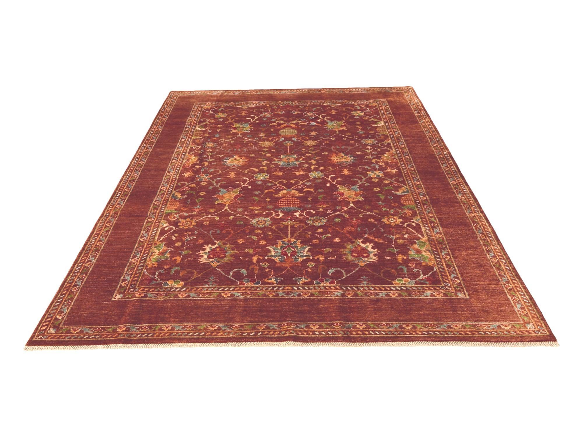 6' 9 x 9' 11 Hand Knotted Ariana Ziegler Rug