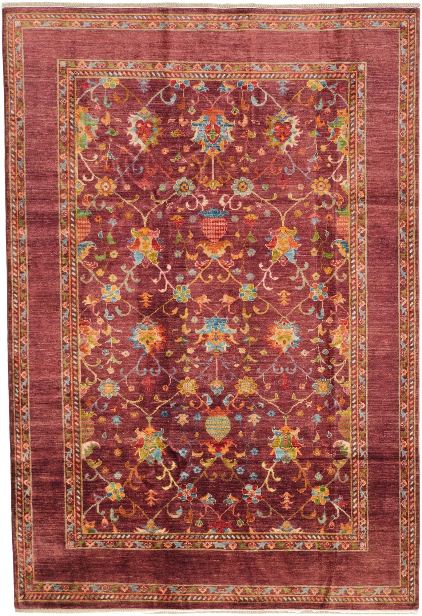 6' 9 x 9' 11 Hand Knotted Ariana Ziegler Rug